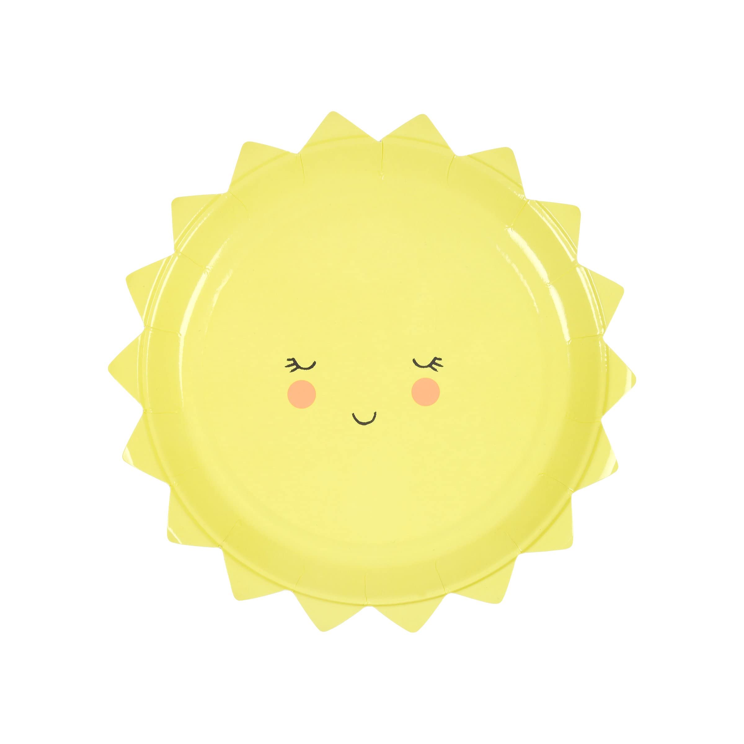 Meri Meri 157042 Plate, Small, Yellow