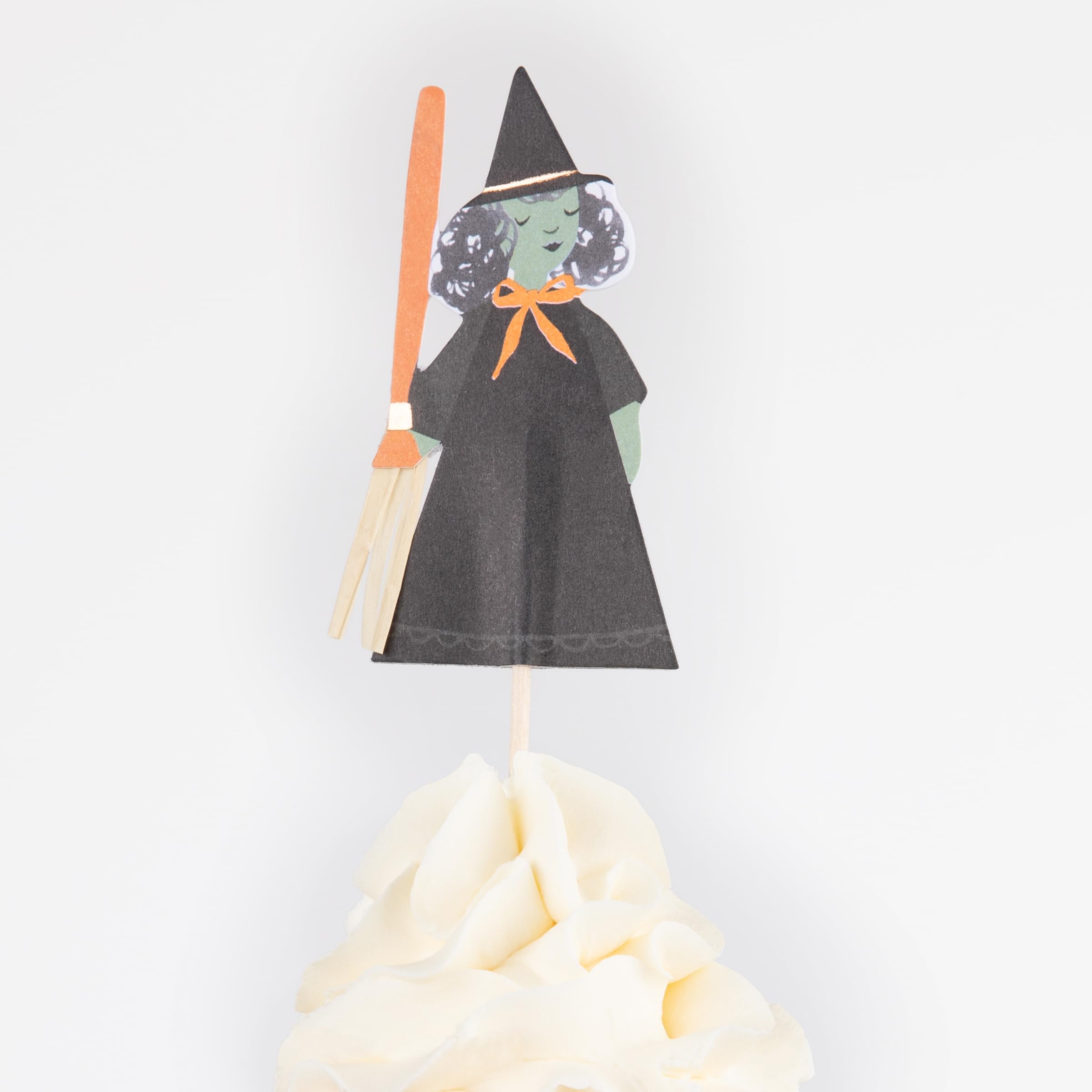 Meri Meri 24 Count Halloween Cupcake Kit, Includes 24 Toppers & 24 Shiny Silver Liners, Haunted Mansion Design, Great for Halloween Baking - Image 5
