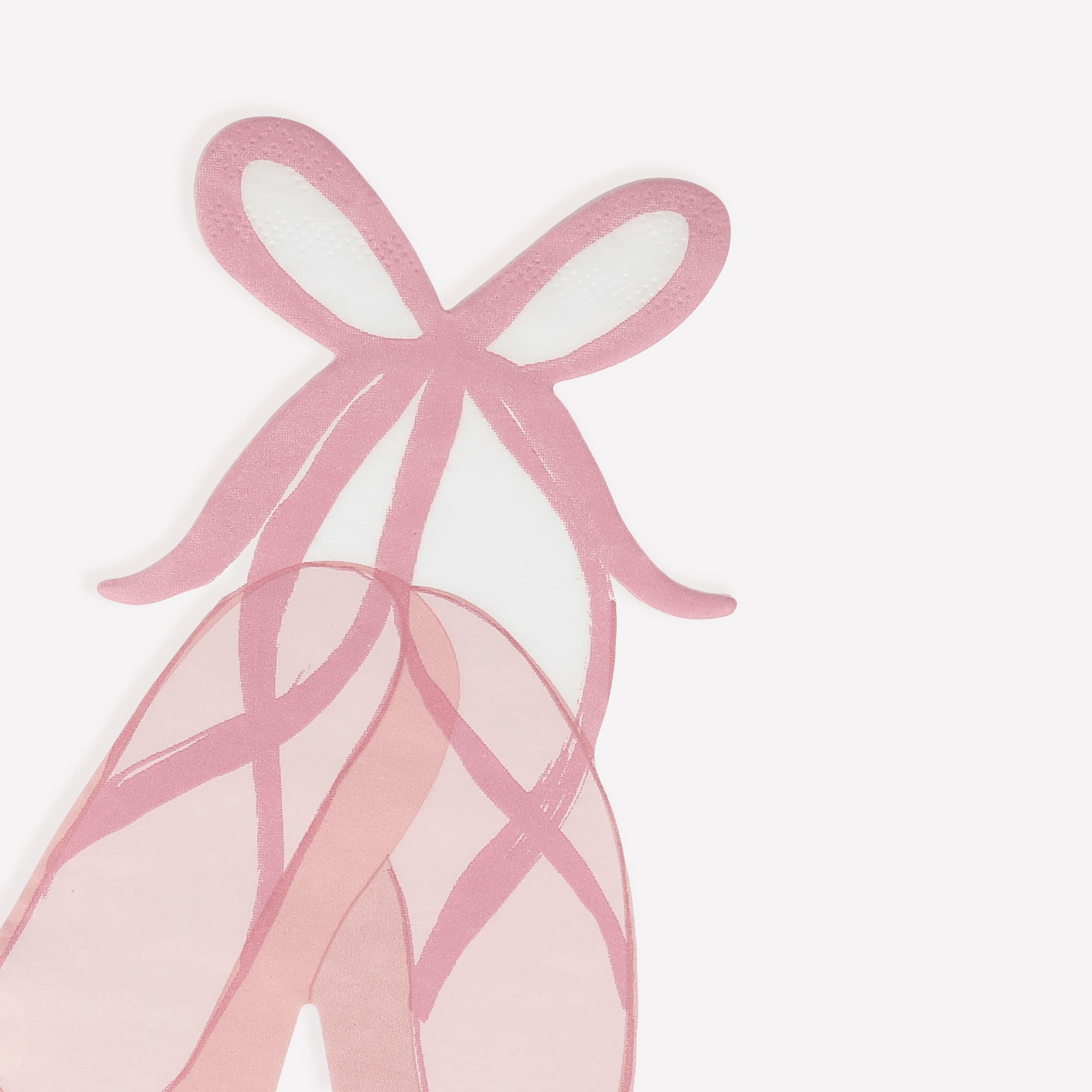 Meri Meri Ballet Slippers Napkins (Pack of 16), Thick & Absorbent 3-Ply Paper Ballerina Napkins, Disposable - Image 3