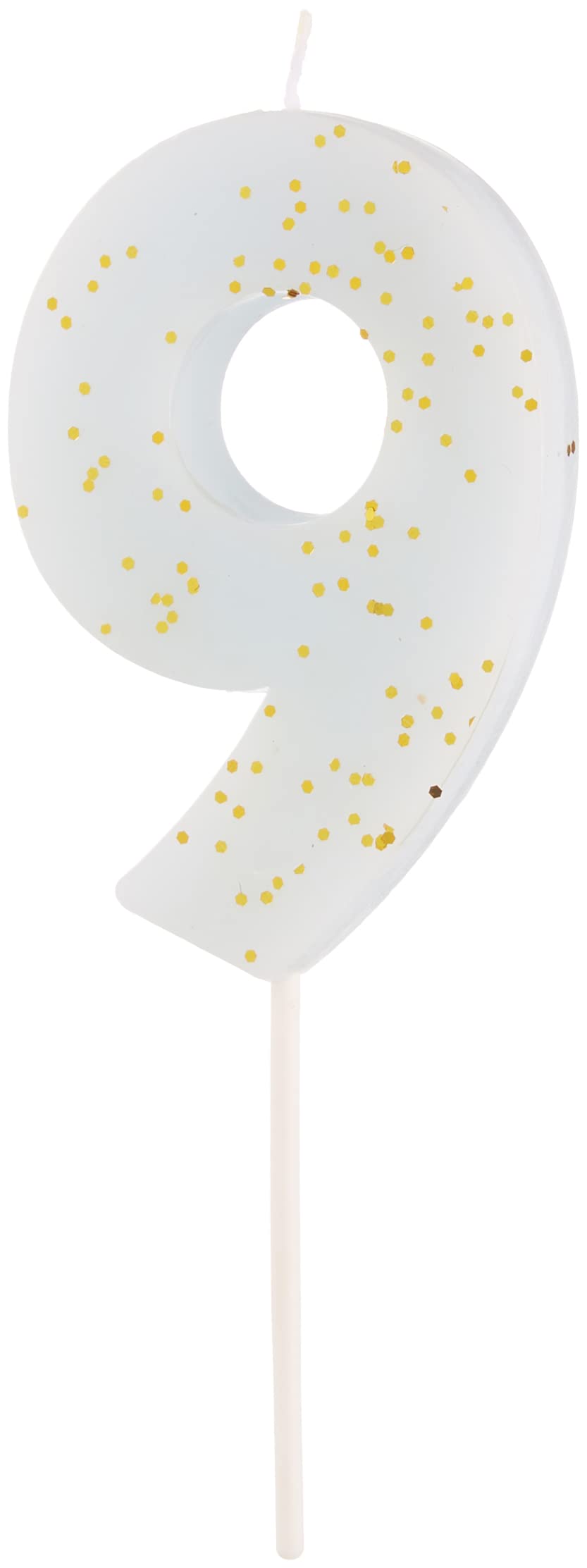 Meri Meri Blue Number 9 Candle - Image 2