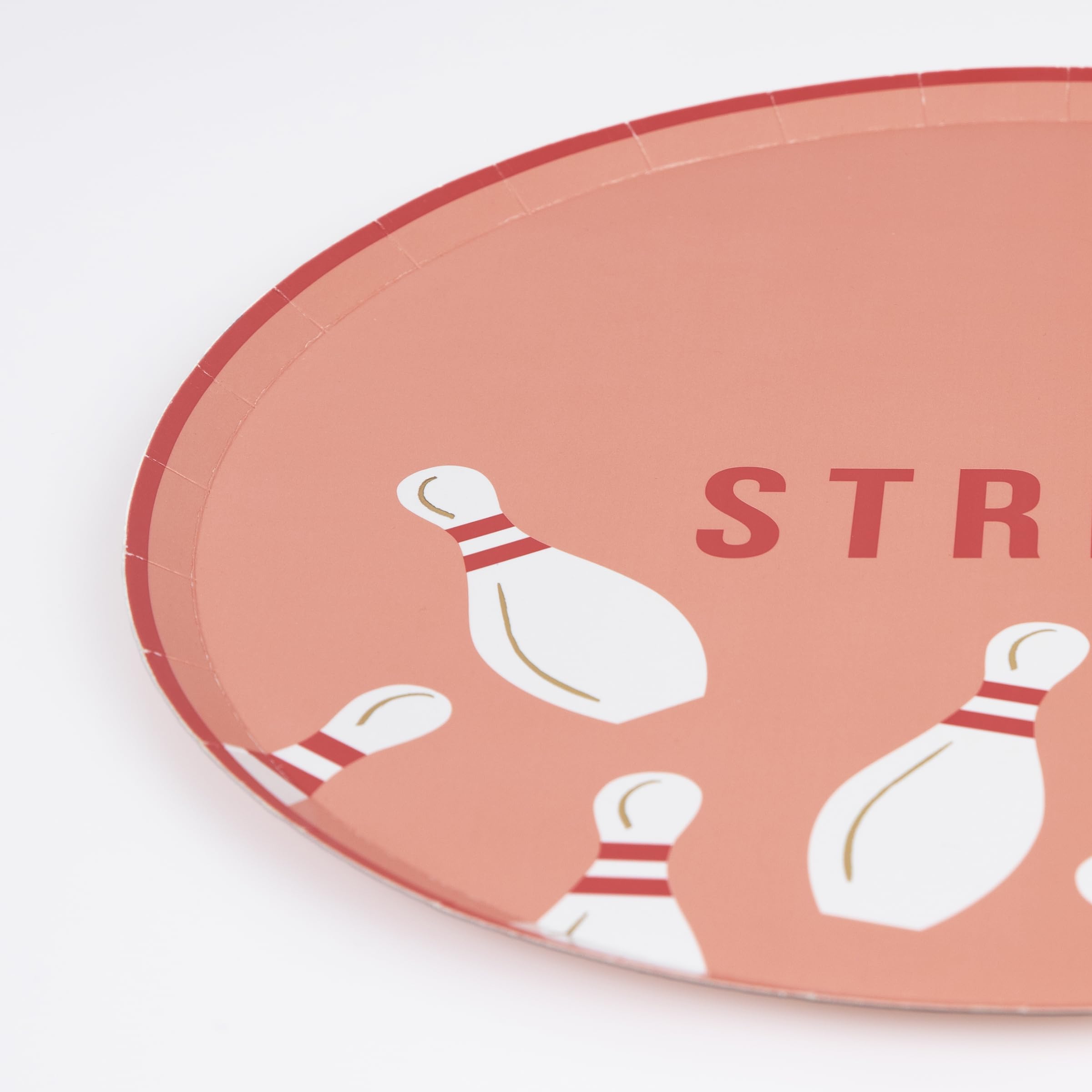 Meri Meri Bowling Party Plates (Pack of 8), Disposable, Bowling Party Decorations - Image 2