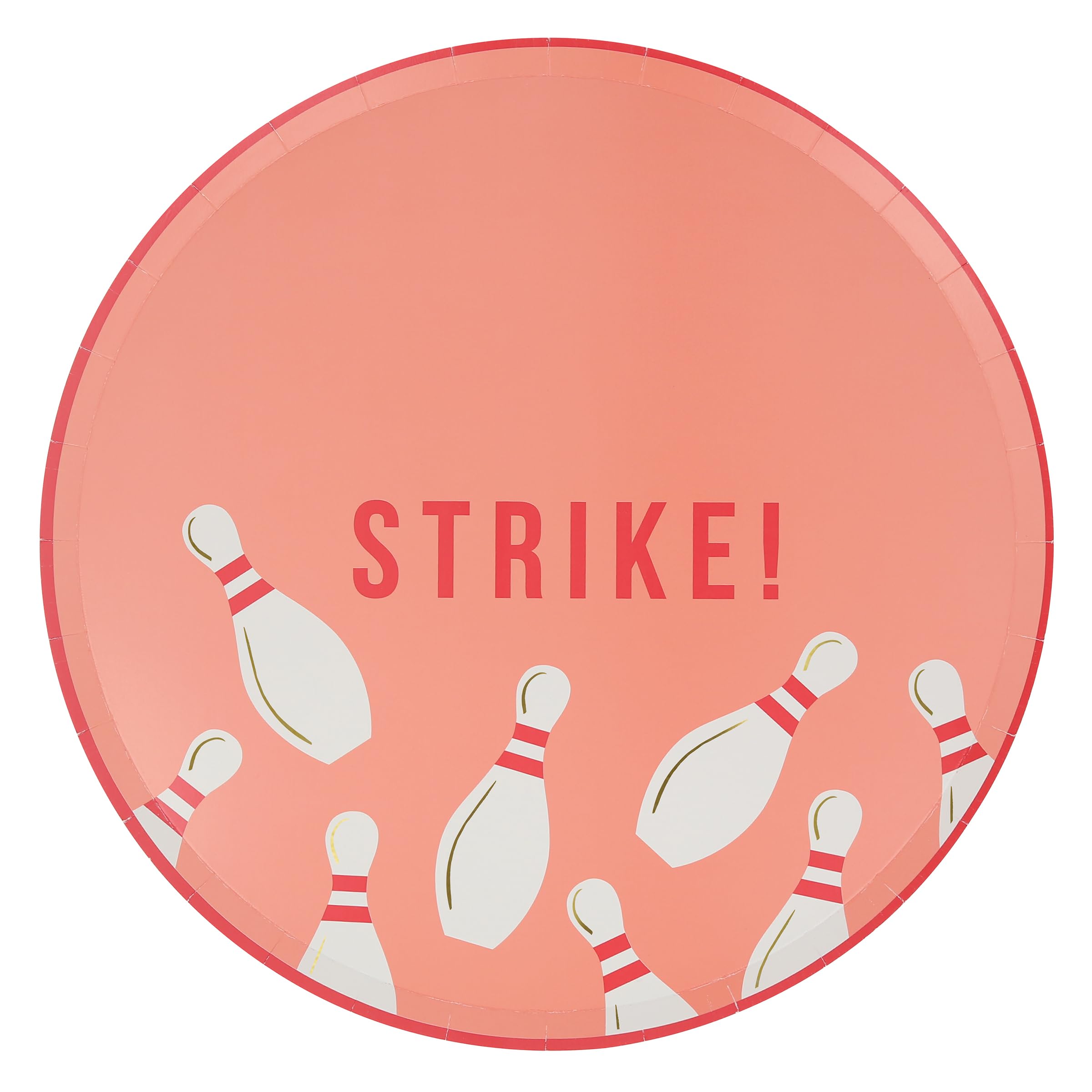 Meri Meri Bowling Party Plates (Pack of 8), Disposable, Bowling Party Decorations - Image 5