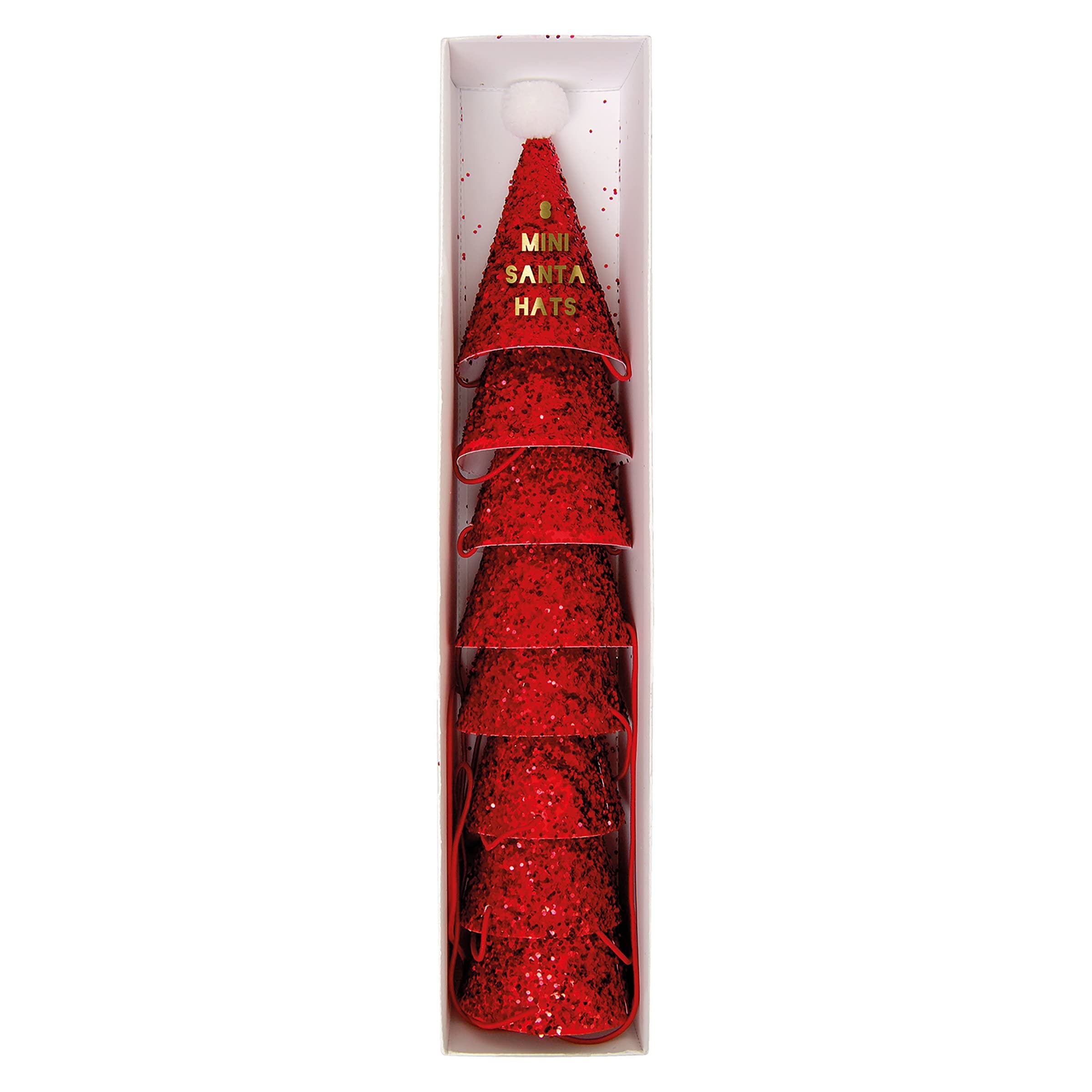 Meri Meri Christmas Party Hats, Paper Christmas Hats, Ages 3+, Cone Shape for Kids & Adults, Reusable - Image 4