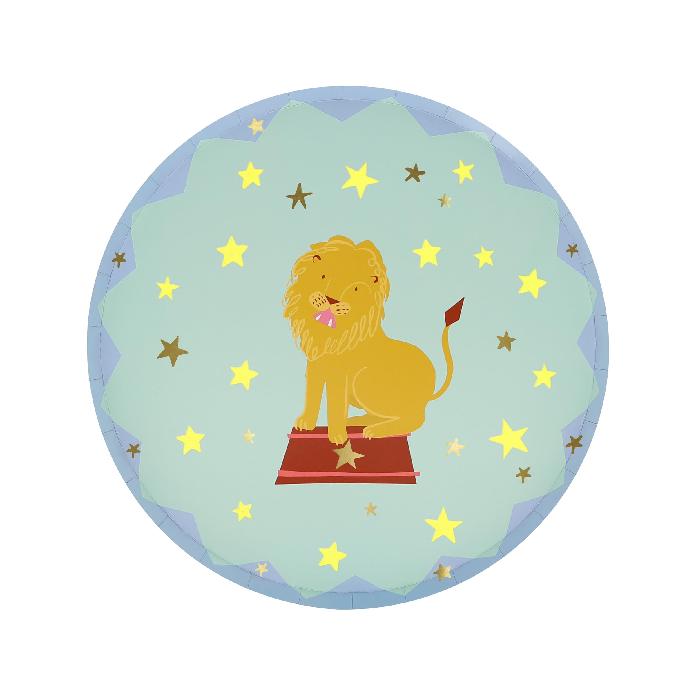 Meri Meri Circus Party Plates, Pack of 8 Disposable Paper Plates, Available in 2 Sizes – Perfect Circus Themed Party Decorations - Image 5