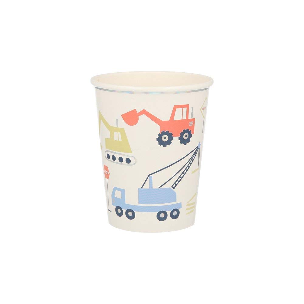 Meri Meri Construction Cups (Pack of 8) - Image 6