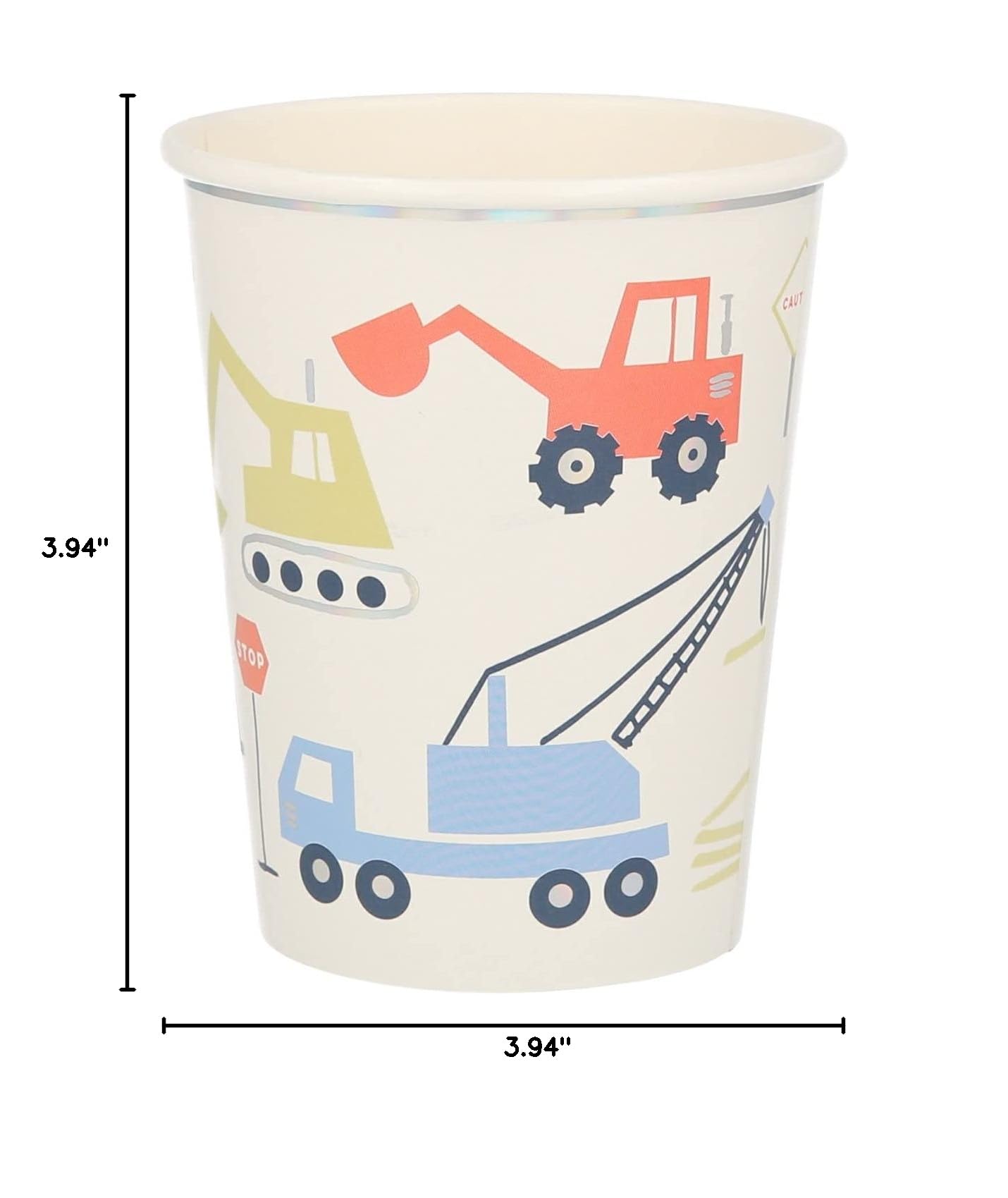 Meri Meri Construction Cups (Pack of 8) - Image 7