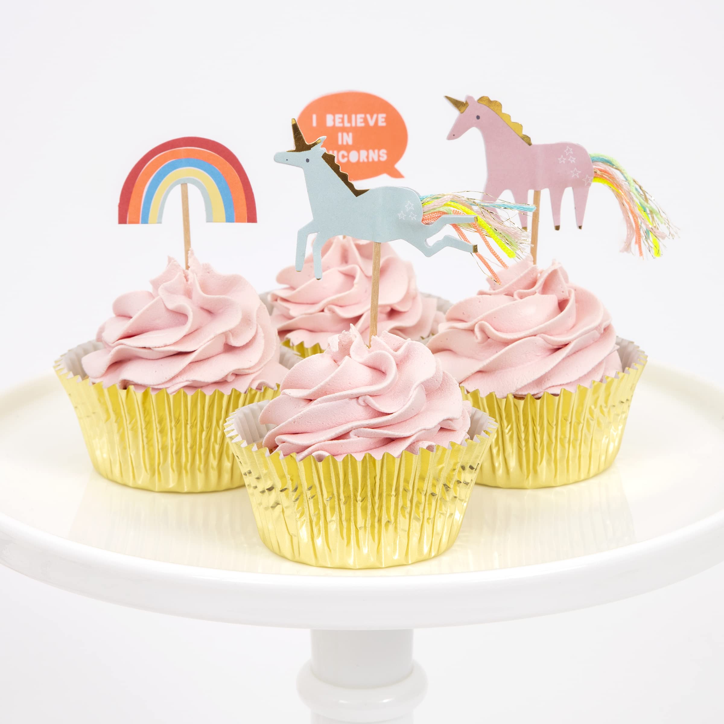 Meri Meri, Cupcake Kit, I Believe In Unicorns - Pack of 24 - Image 2