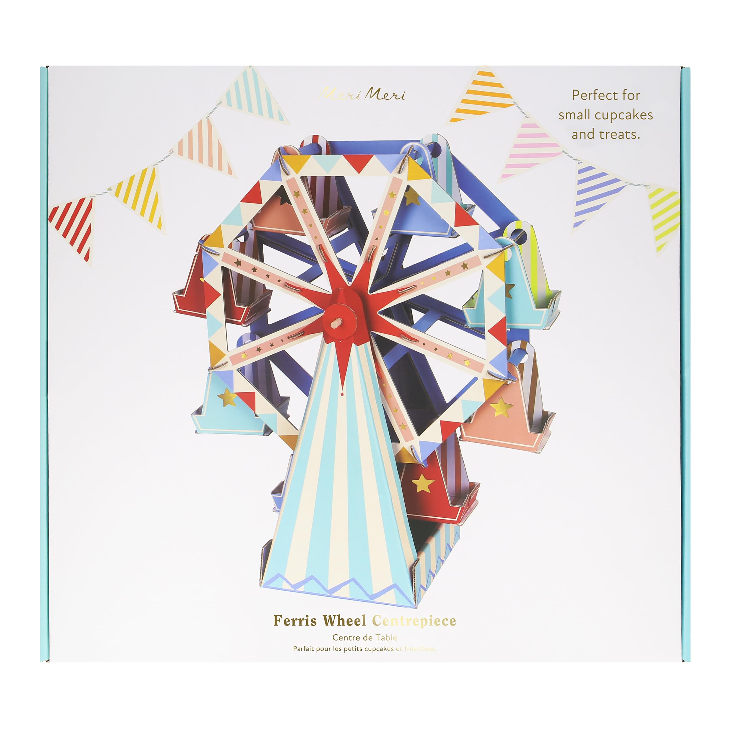 Meri Meri Cupcake & Sweet Treat Ferris Wheel Centerpiece (Pack of 1) - Image 4