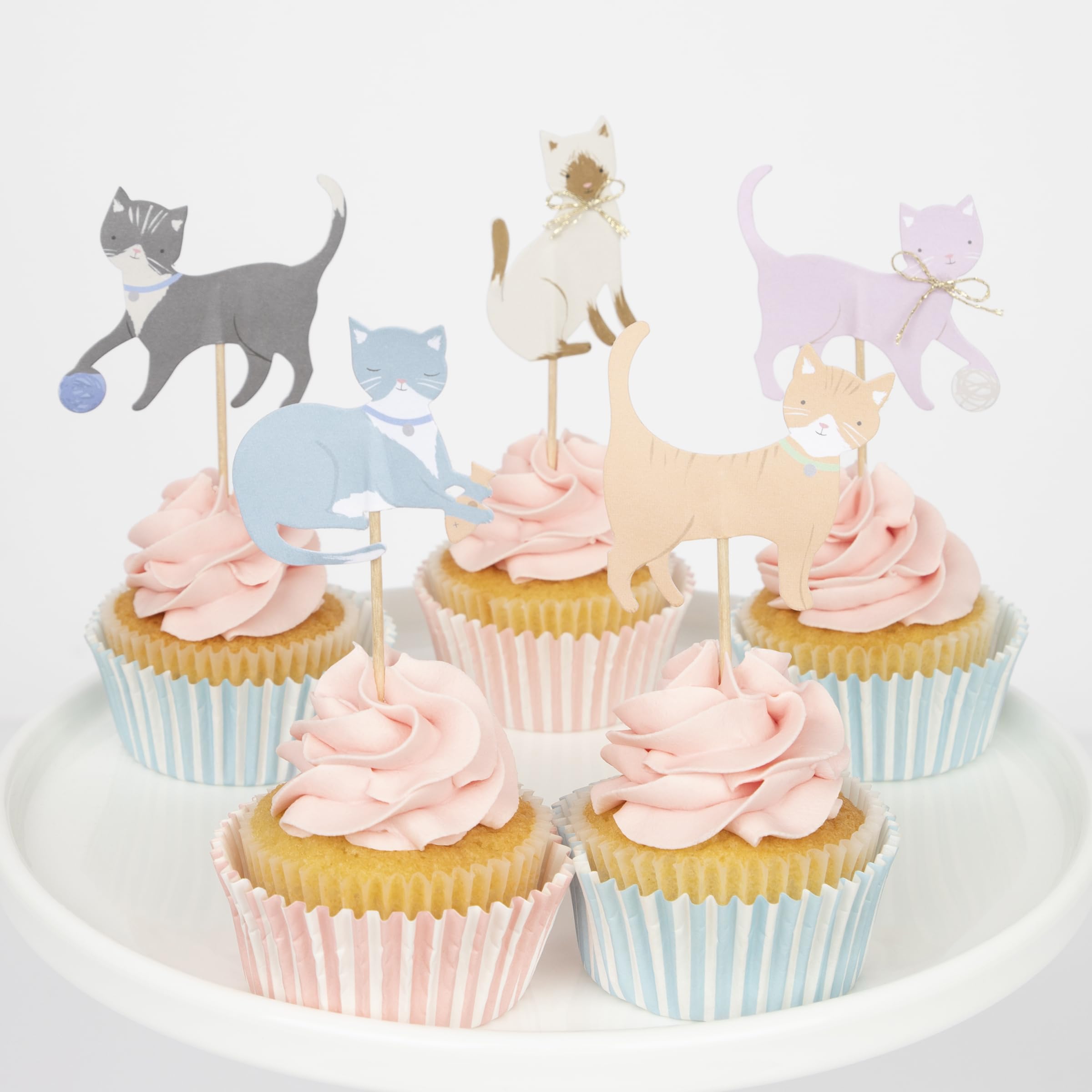 Meri Meri Cute Kittens Cupcake Kit (Pack of 24) - Image 3