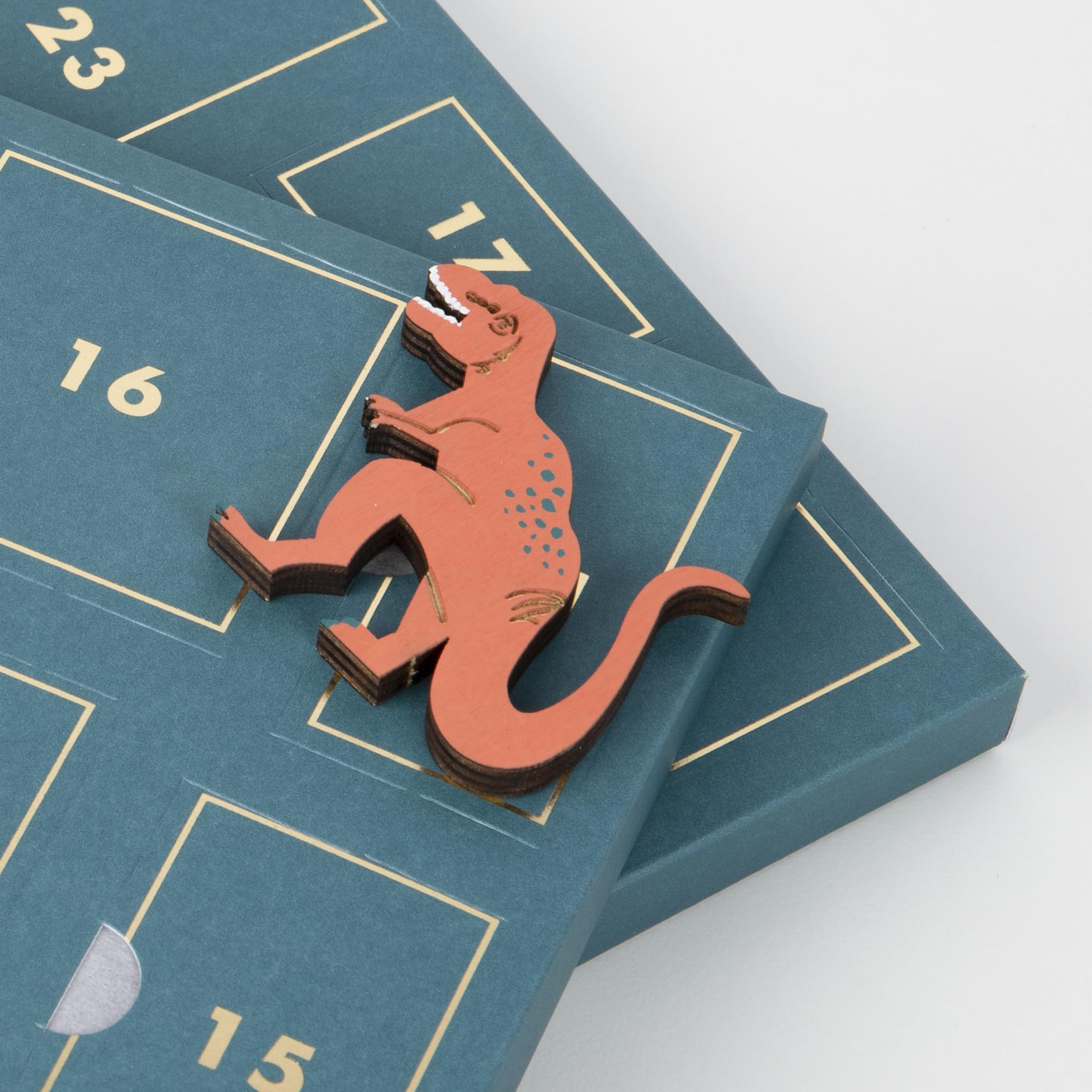 Meri Meri Dinosaur Advent Calendar Suitcase (Pack of 1), Ages 8+, 9" x 4" x 6", Christmas Countdown Calendar - Image 4