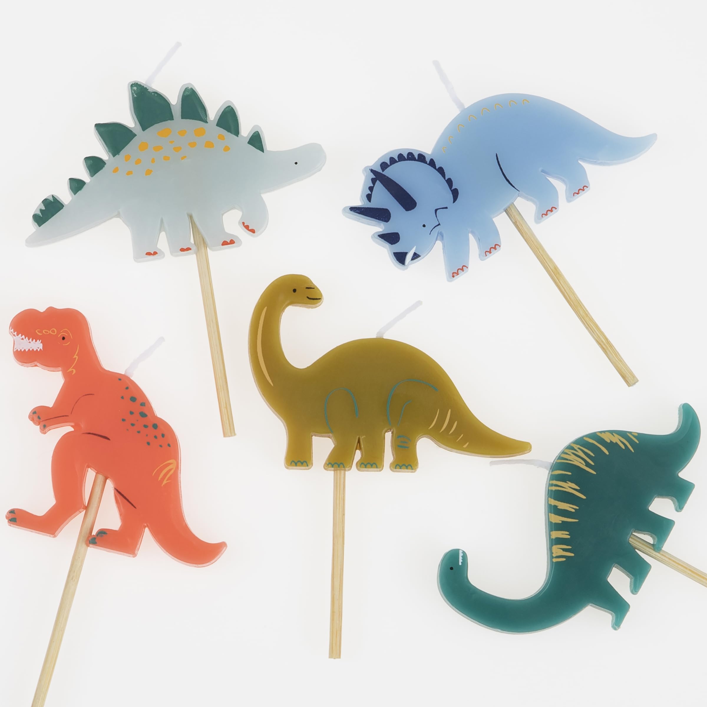 Meri Meri Dinosaur Candles (Pack of 5) - Image 3