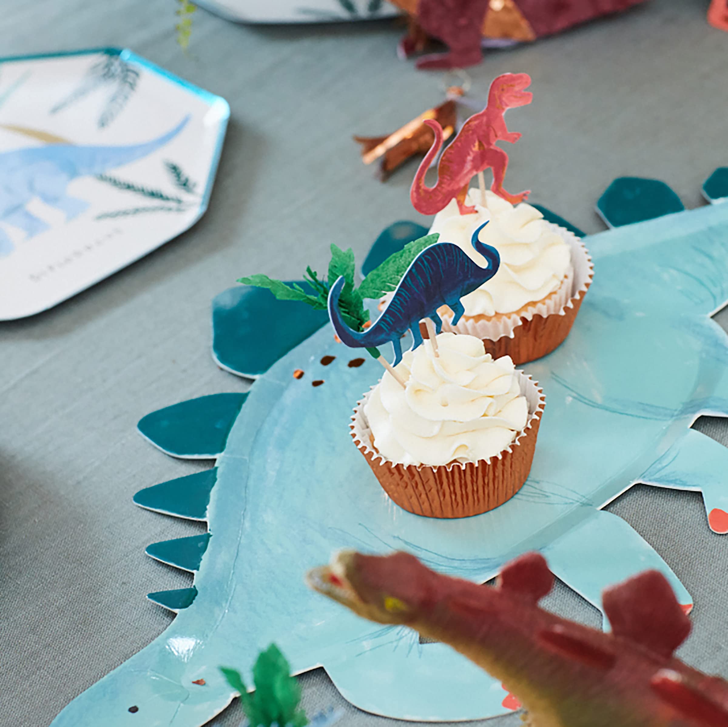 Meri Meri Dinosaur Kingdom Cupcake Kit (Pack of 24) - Image 8