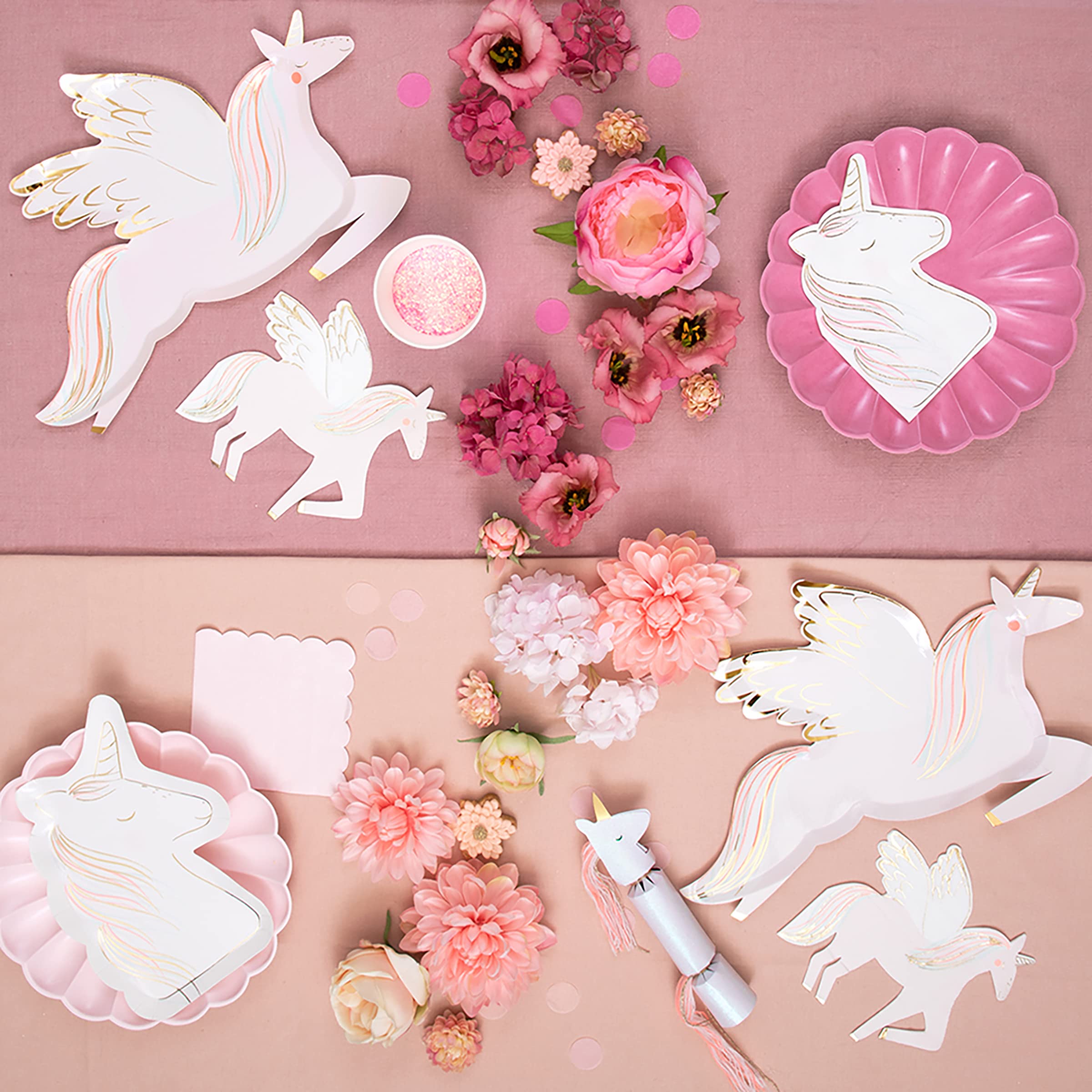 Meri Meri Disposable Birthday Party Plates, Pack of 8 Fun Shaped Disposable Plates for Princess Party, Kid’s Birthday Supplies - Image 4
