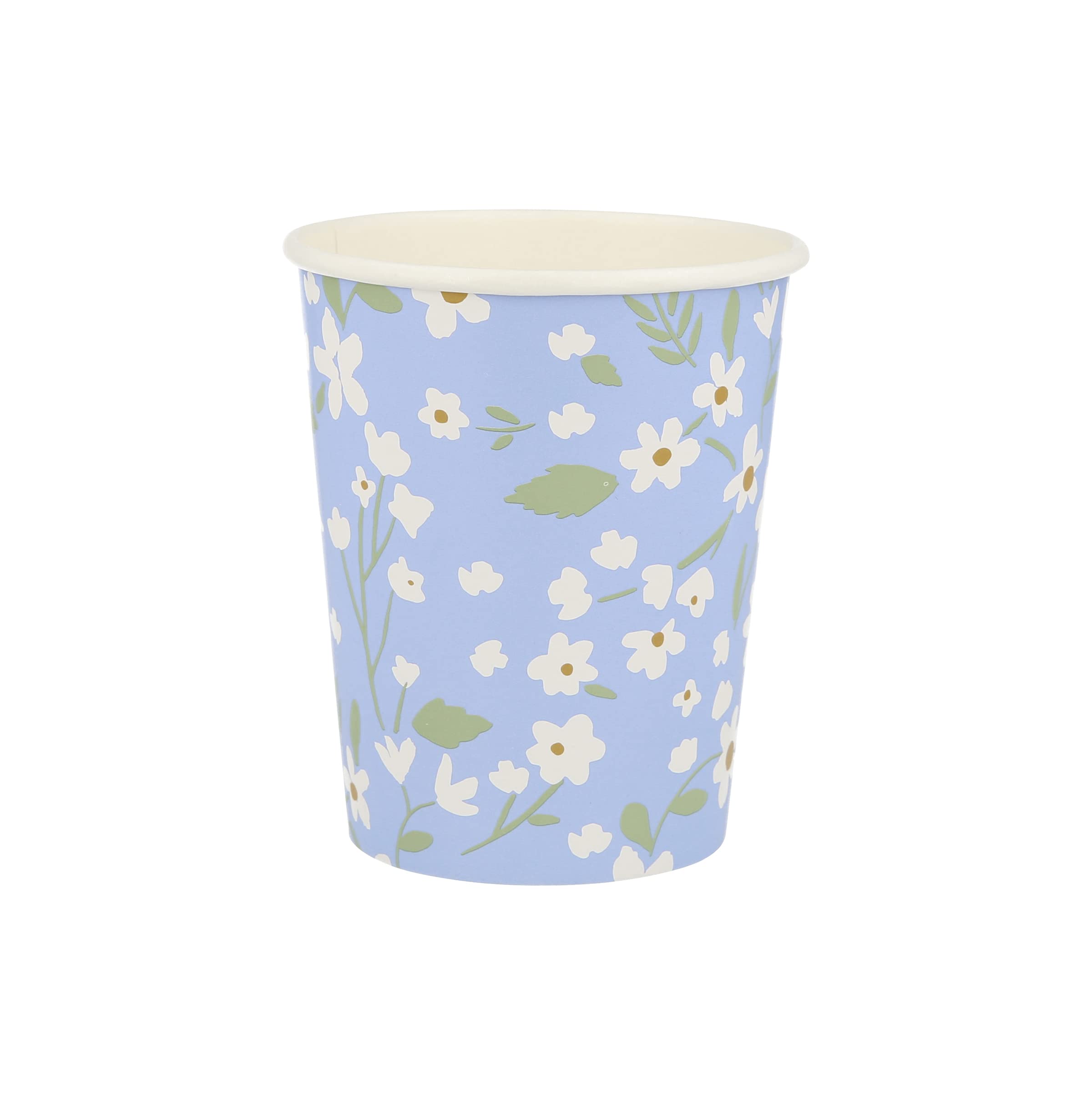 Meri Meri Ditsy Floral Cups (Pack of 12), Floral Paper Cups, 9oz Disposable Paper Cups, Sized for Kids & Adults, Ideal for Hot or Cold Party Drinks - Image 6