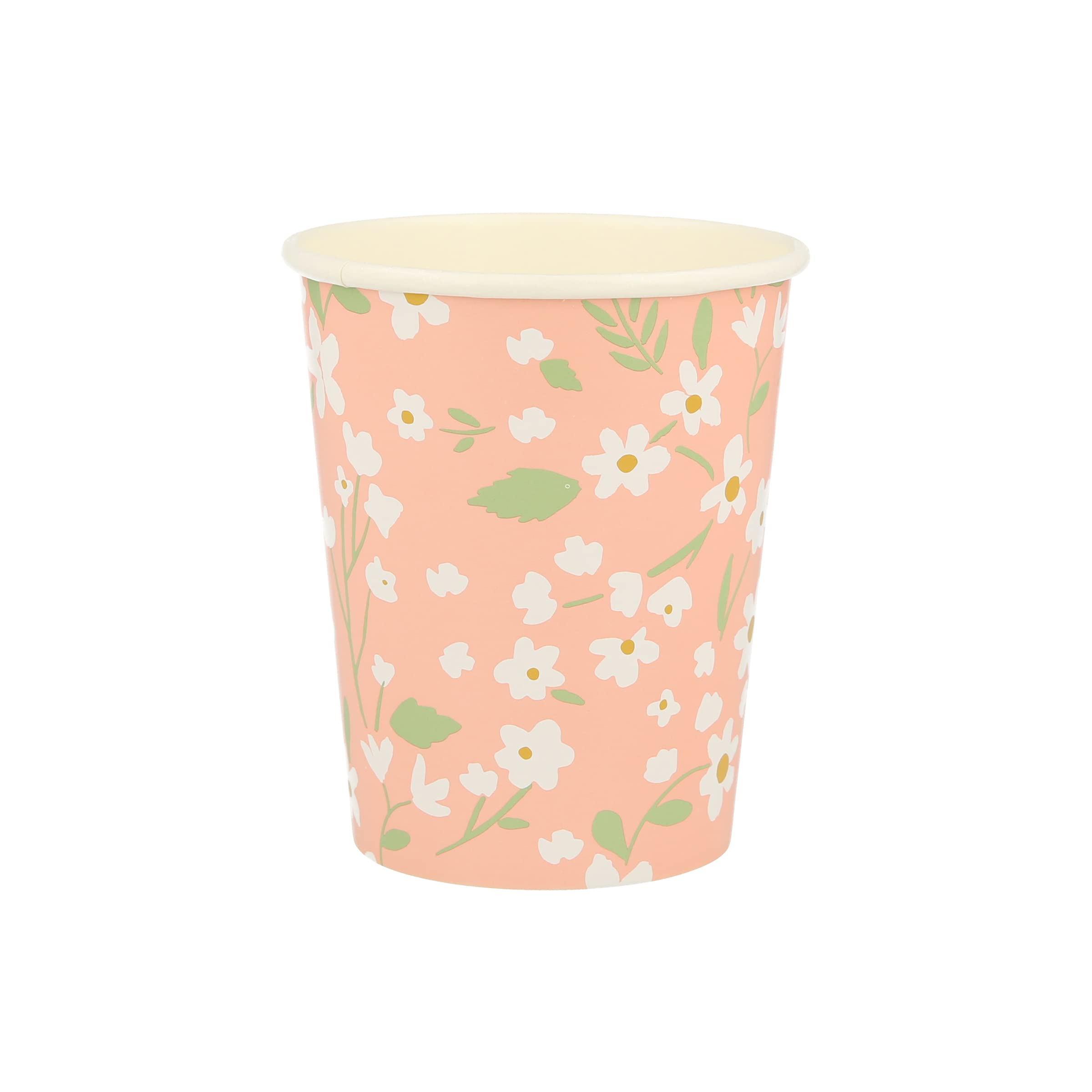 Meri Meri Ditsy Floral Cups (Pack of 12), Floral Paper Cups, 9oz Disposable Paper Cups, Sized for Kids & Adults, Ideal for Hot or Cold Party Drinks - Image 7