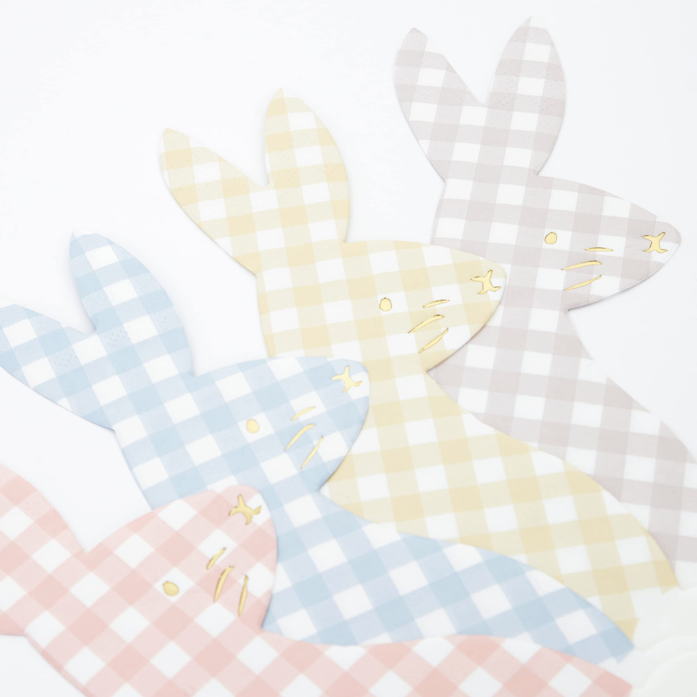 Meri Meri Easter Foiled Napkins (Pack of 16), 3-Ply Disposable Paper Easter Napkins - Image 3