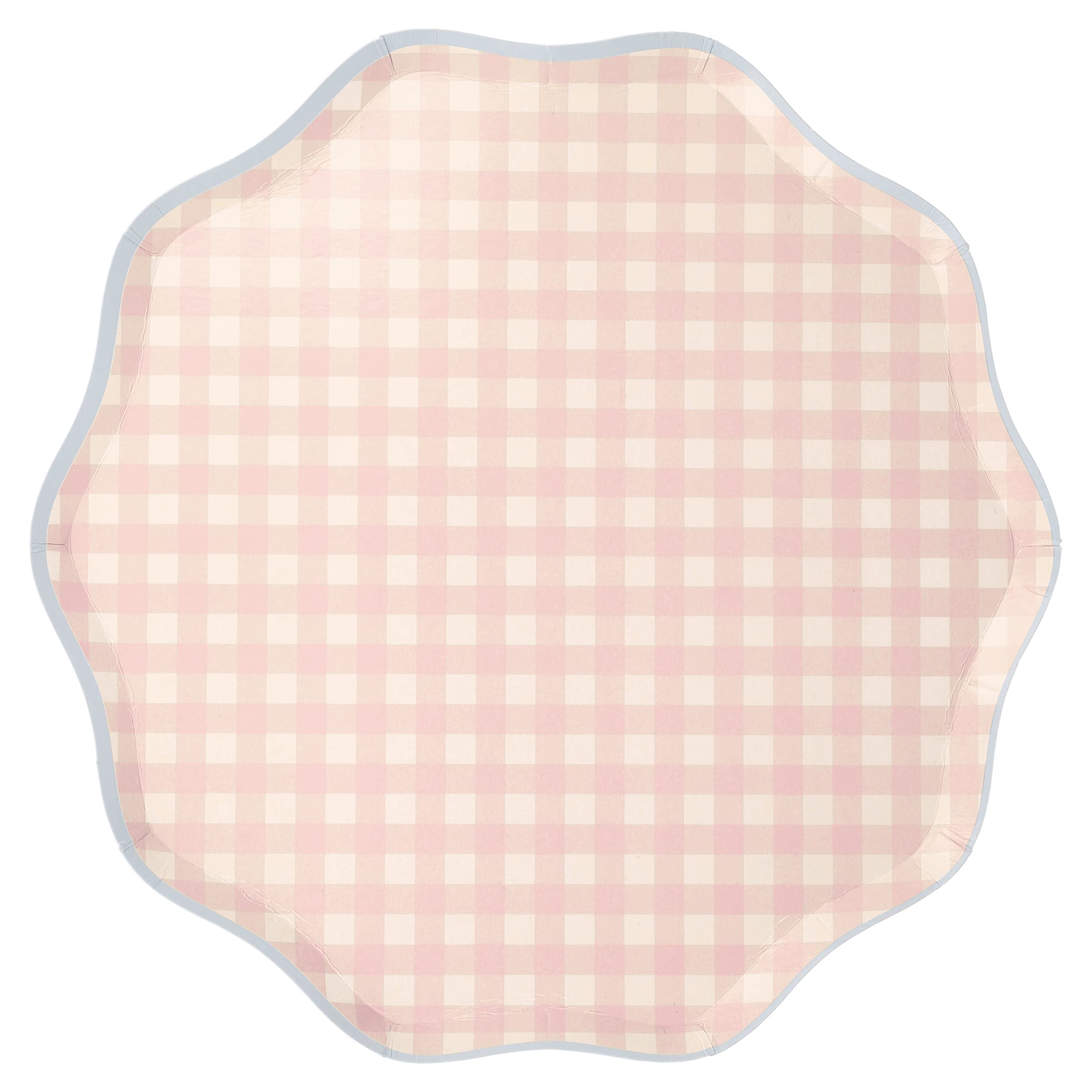 Meri Meri Easter Gingham Paper Plates, Pack of 12 Disposable Plates for Party, Festive Easter Party Decorations - Image 3
