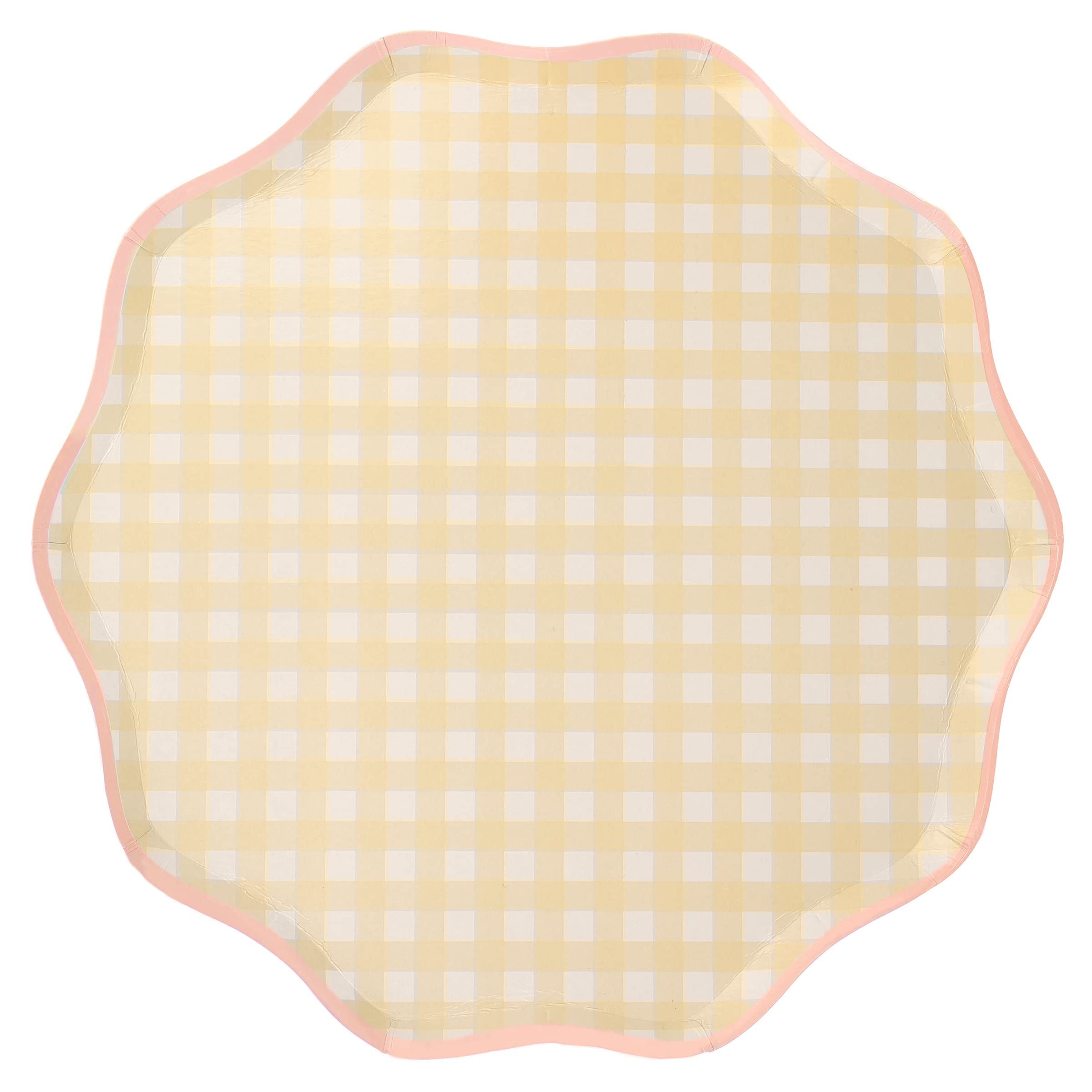 Meri Meri Easter Gingham Paper Plates, Pack of 12 Disposable Plates for Party, Festive Easter Party Decorations - Image 5
