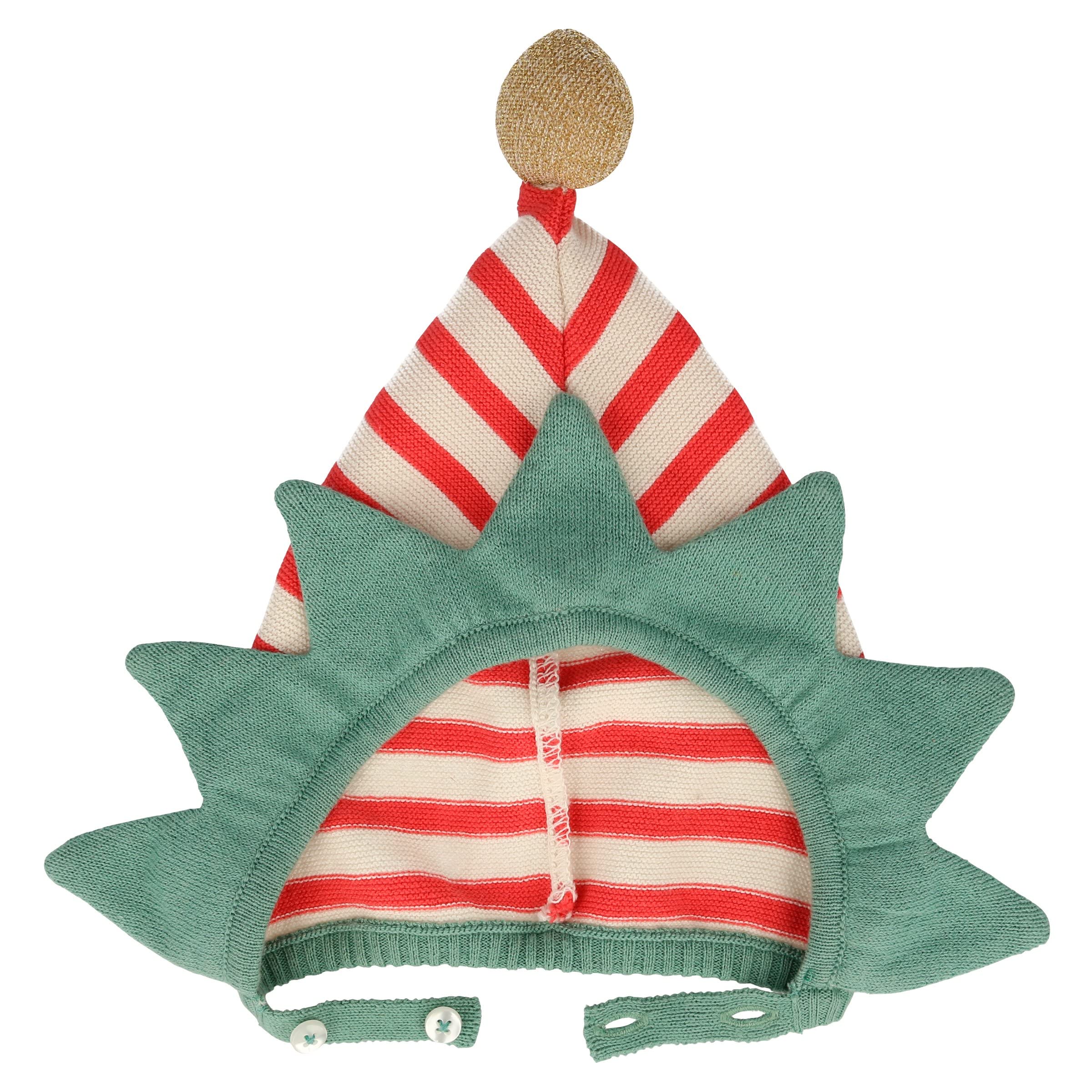 Meri Meri Elf Baby Bonnet (Pack of 1) Multicolored - Image 4