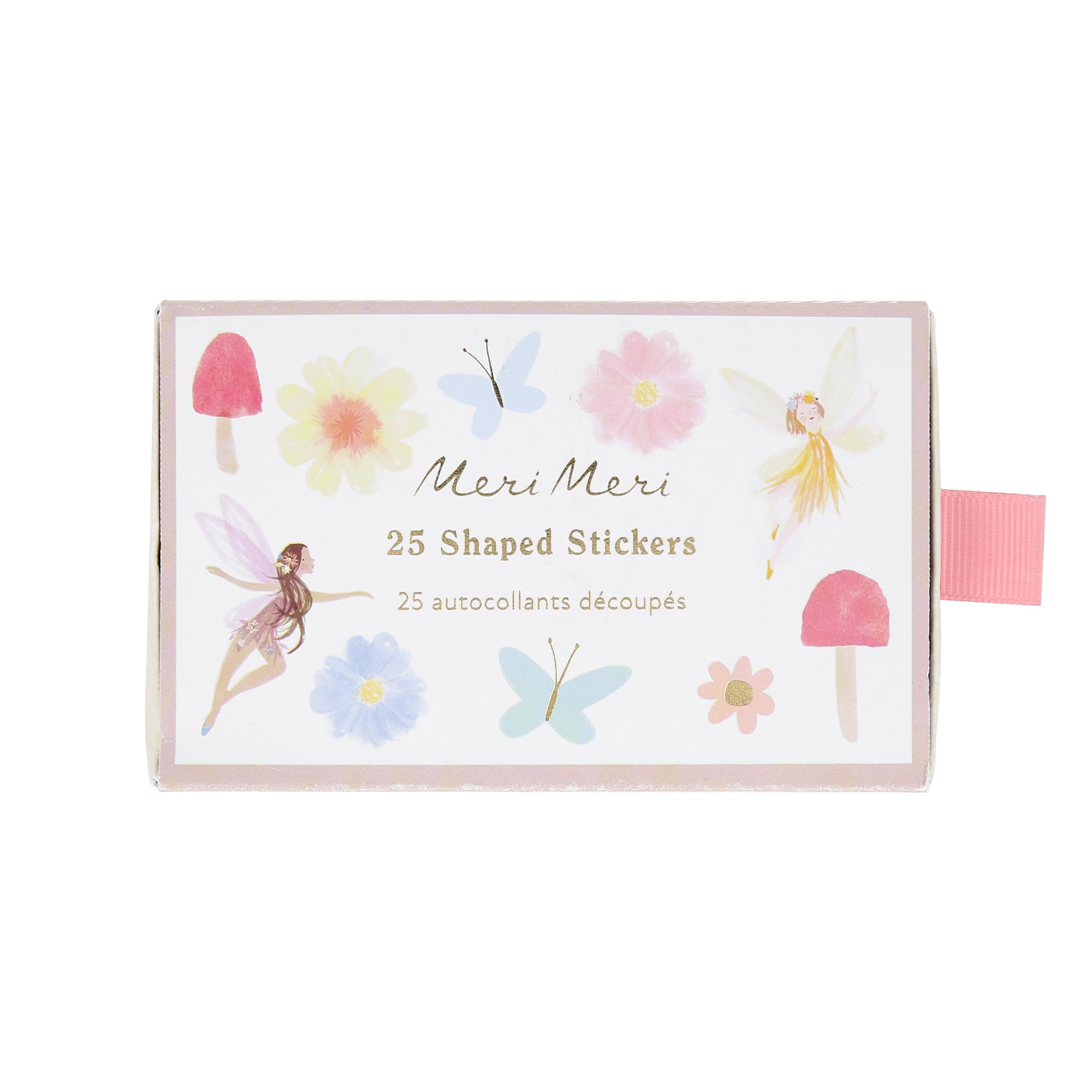 Meri Meri Fairy Stickers (Pack of 25), Fairy Birthday Party Favors, Decorative Stickers, Matchbox-Style Box, Easy Peel Back, Ages 3+ - Image 4