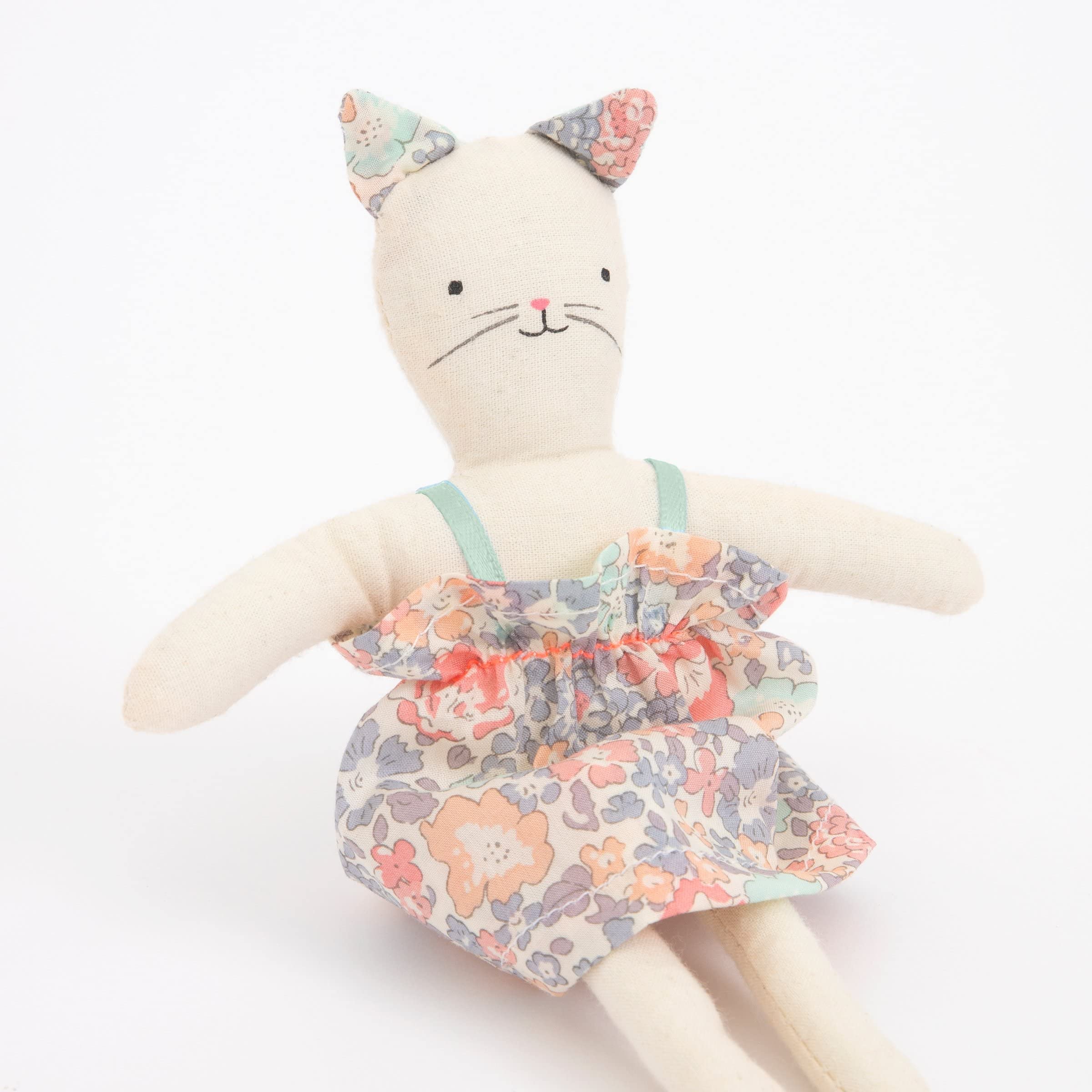 Meri Meri Floral Kitty Mini Suitcase Doll (Pack of 1) - Image 4