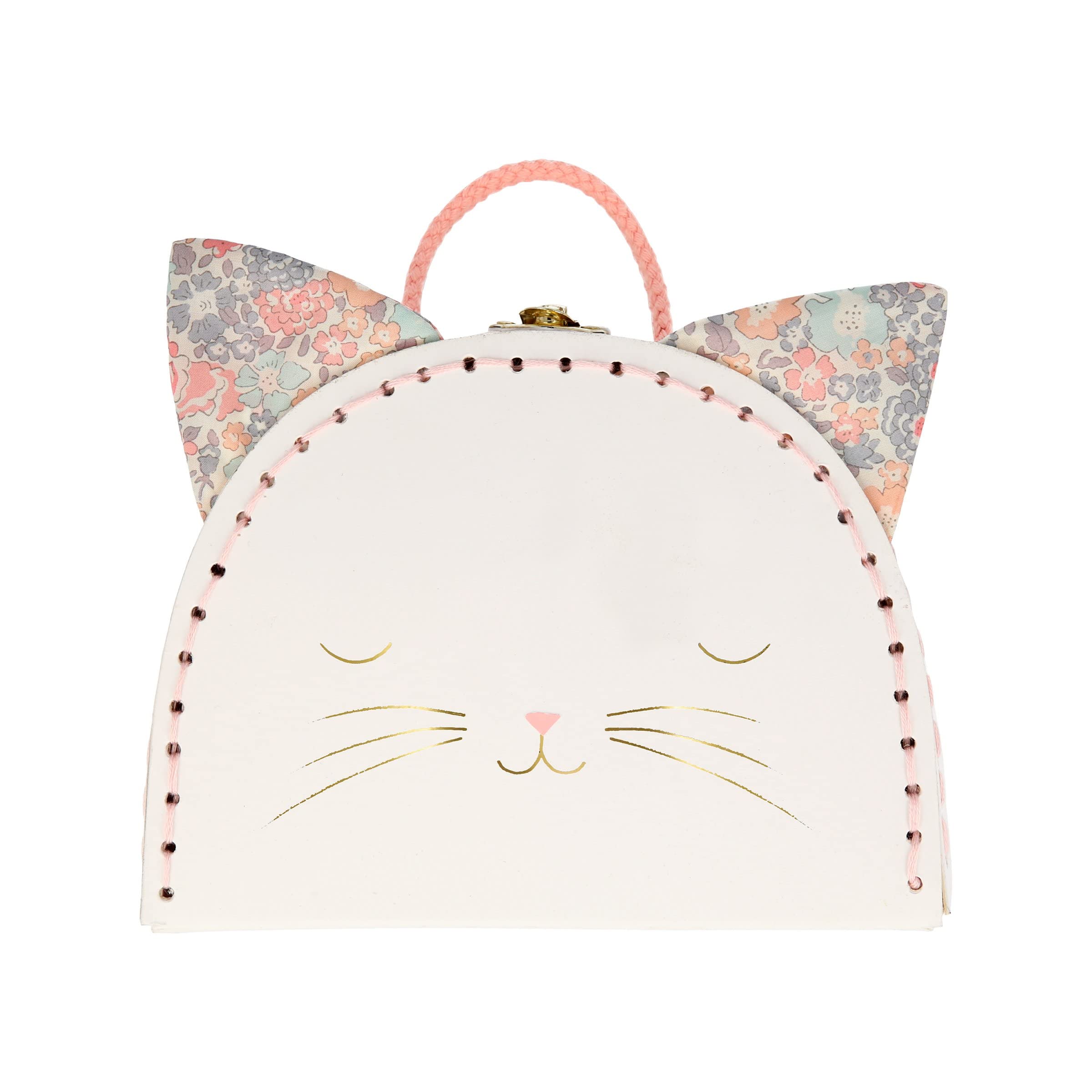 Meri Meri Floral Kitty Mini Suitcase Doll (Pack of 1) - Image 6