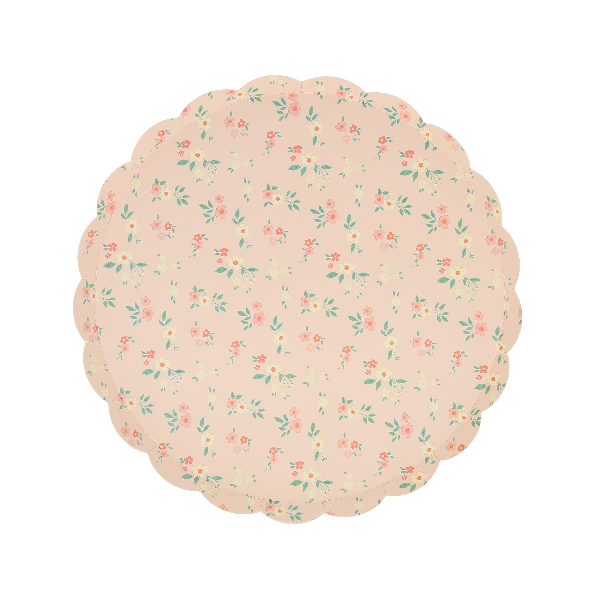 Meri Meri Floral Paper Plates (Pack of 8), Floral Disposable Plates for Party, Scalloped Edge, 2 Sizes (Dinner and Side) - Image 4