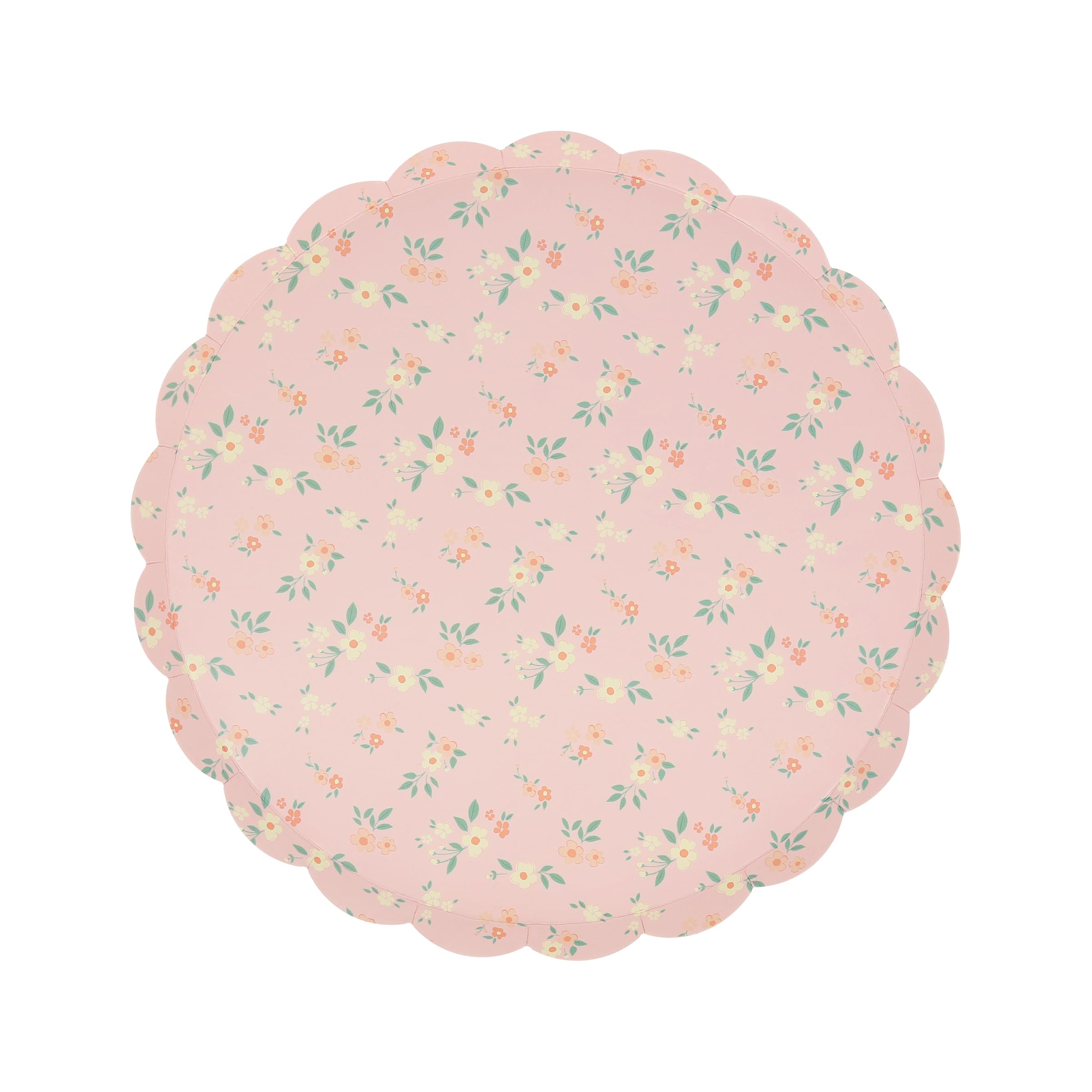 Meri Meri Floral Paper Plates (Pack of 8), Floral Disposable Plates for Party, Scalloped Edge, 2 Sizes (Dinner and Side) - Image 6