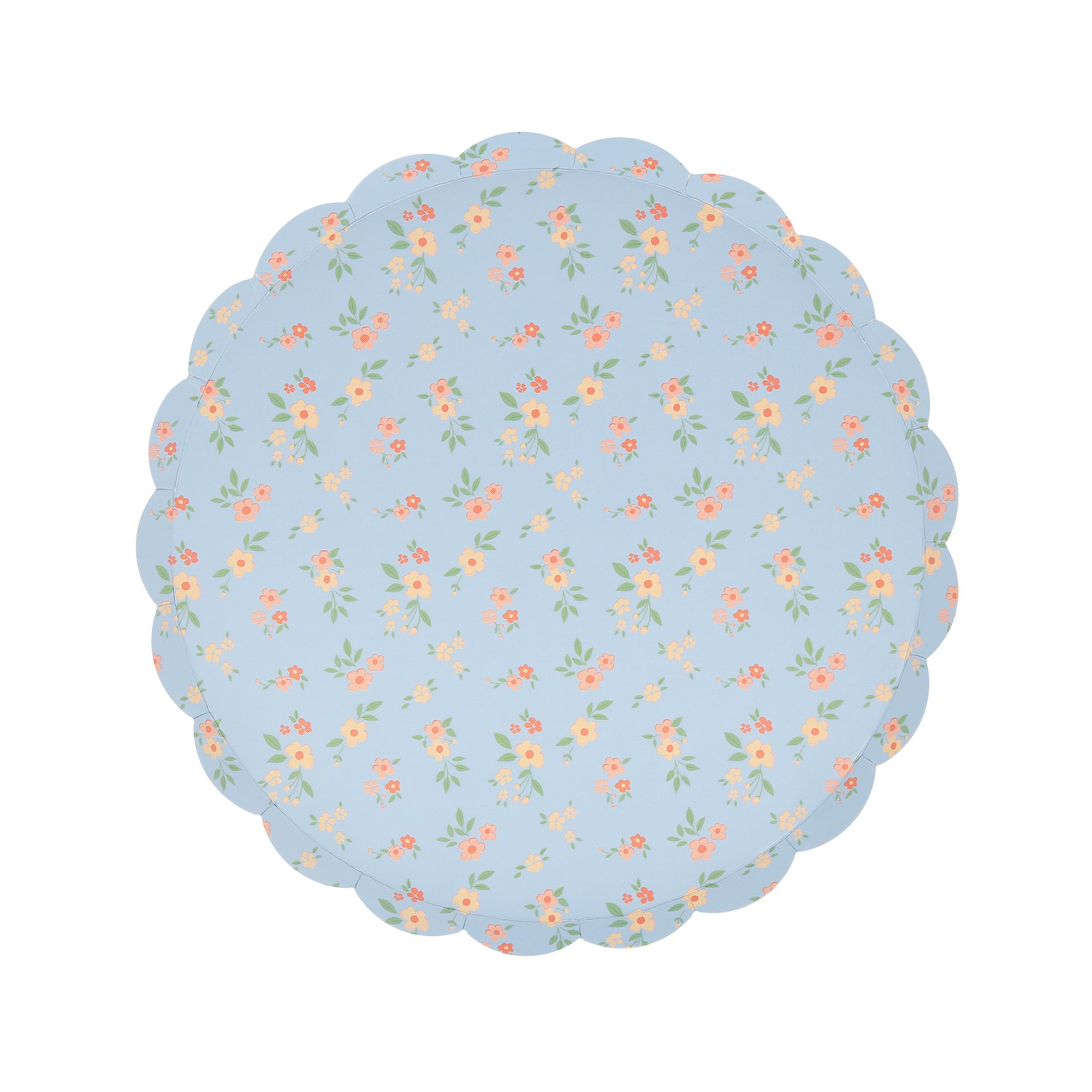 Meri Meri Floral Paper Plates (Pack of 8), Floral Disposable Plates for Party, Scalloped Edge, 2 Sizes (Dinner and Side) - Image 7