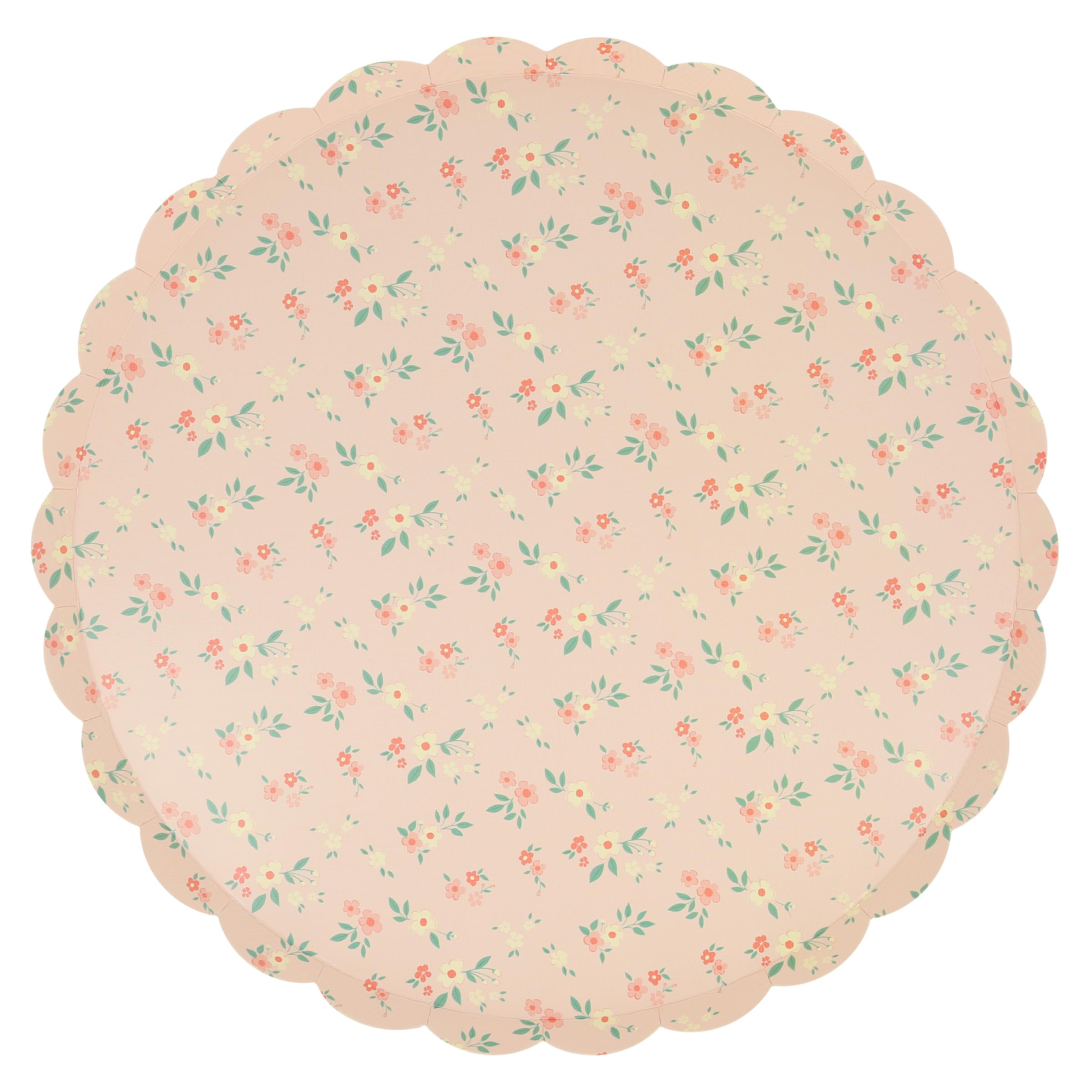 Meri Meri Floral Paper Plates (Pack of 8), Floral Disposable Plates for Party, Scalloped Edge, 2 Sizes (Dinner and Side) - Image 5