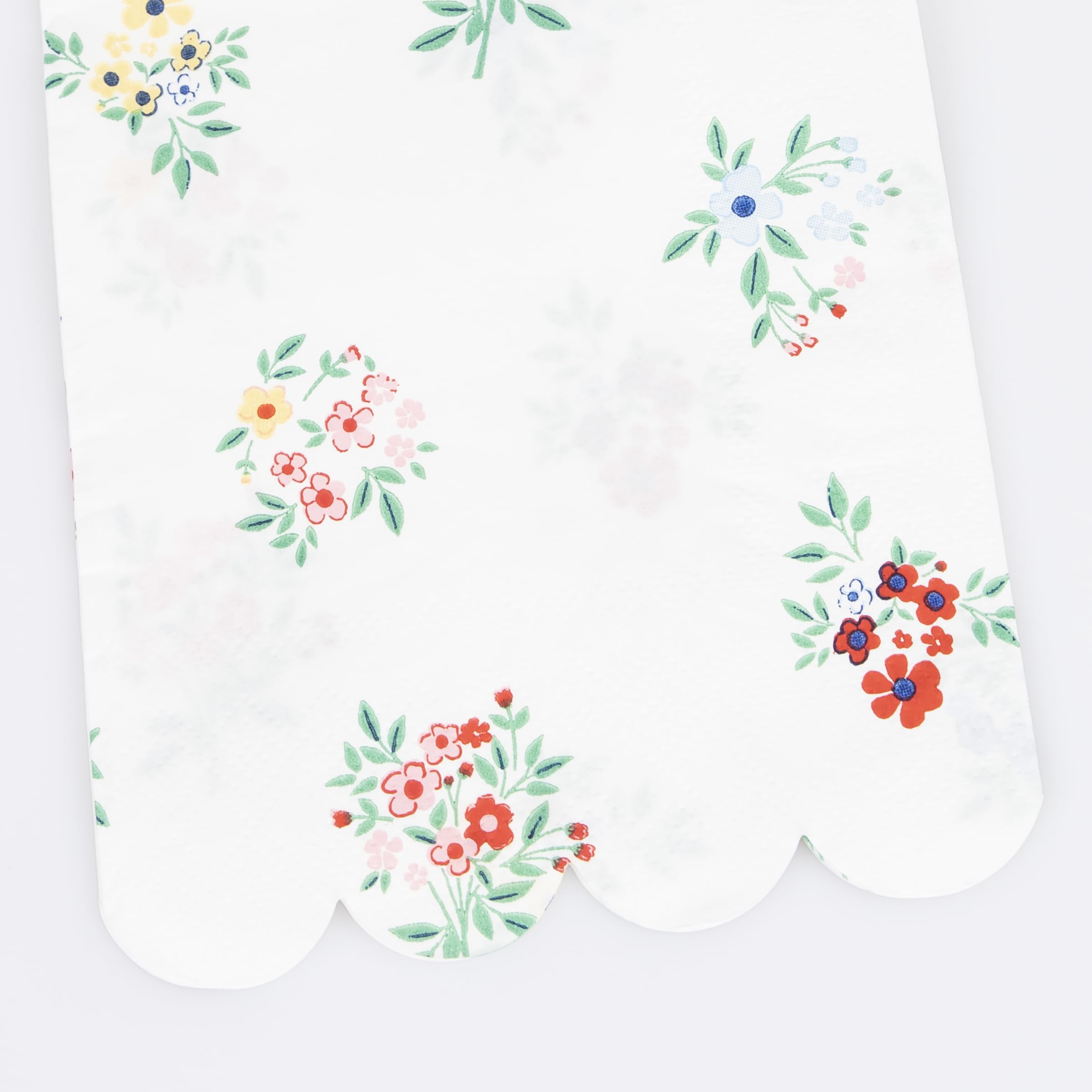 Meri Meri Flower Guest Towel Napkins (Pack of 16), Thick & Absorbent 3-Ply Paper Napkins, Great as Disposable Napkins or Disposable Bathroom Hand Towels, 4.375” x 7.875” - Image 2