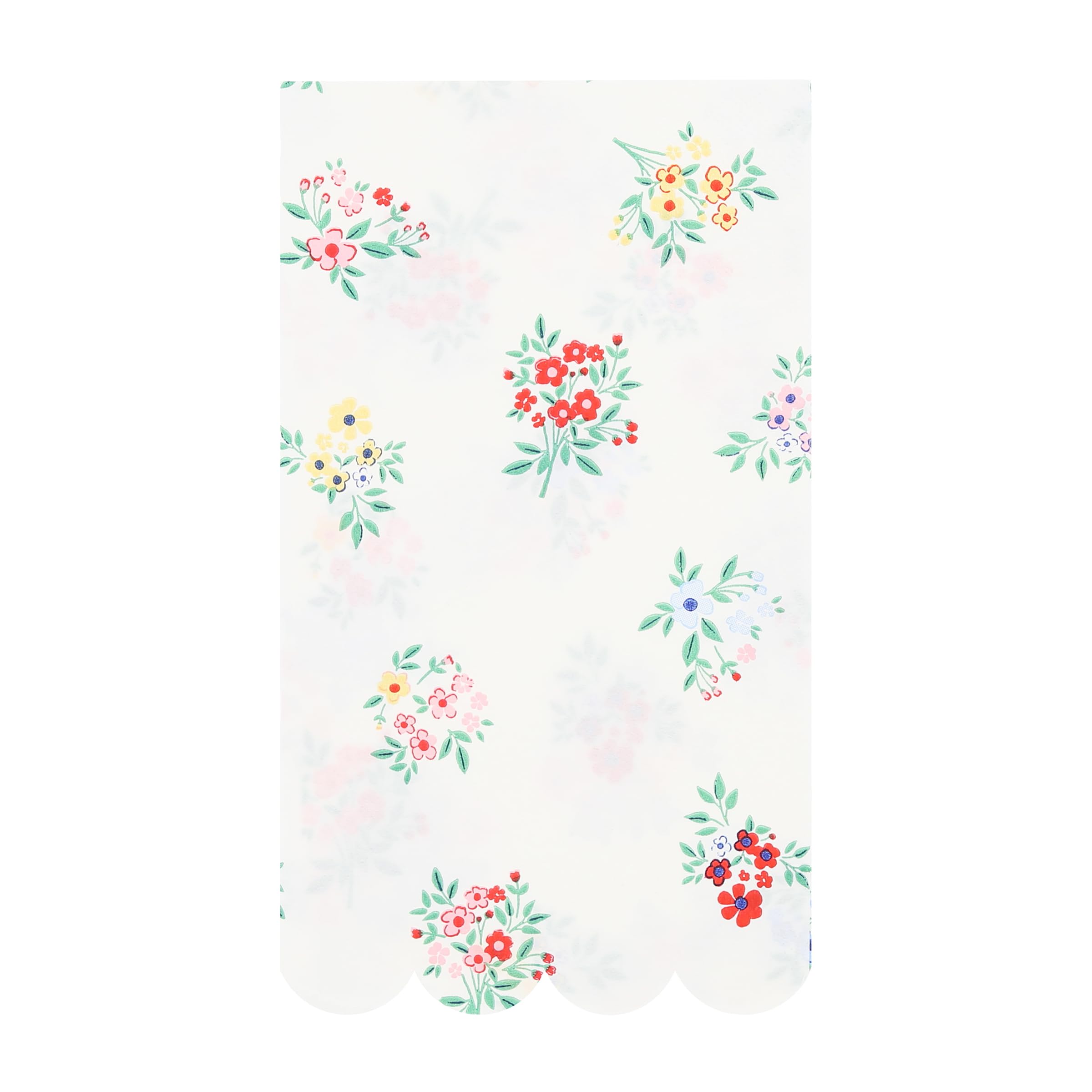 Meri Meri Flower Guest Towel Napkins (Pack of 16), Thick & Absorbent 3-Ply Paper Napkins, Great as Disposable Napkins or Disposable Bathroom Hand Towels, 4.375” x 7.875” - Image 3