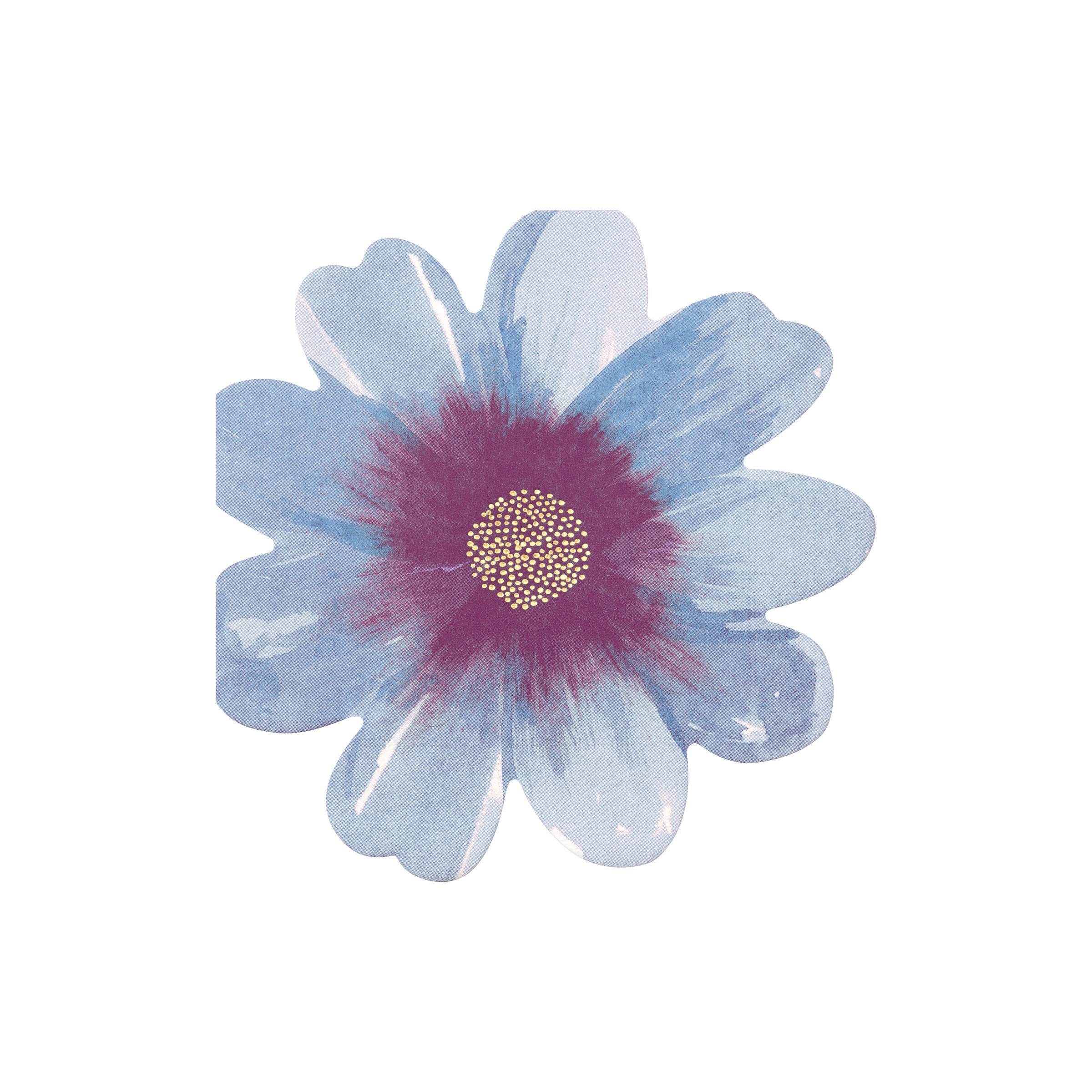 Meri Meri Flower Napkins (Pack of 16), Thick & Absorbent 3-Ply, Flower Shaped Napkins Disposable - Image 4