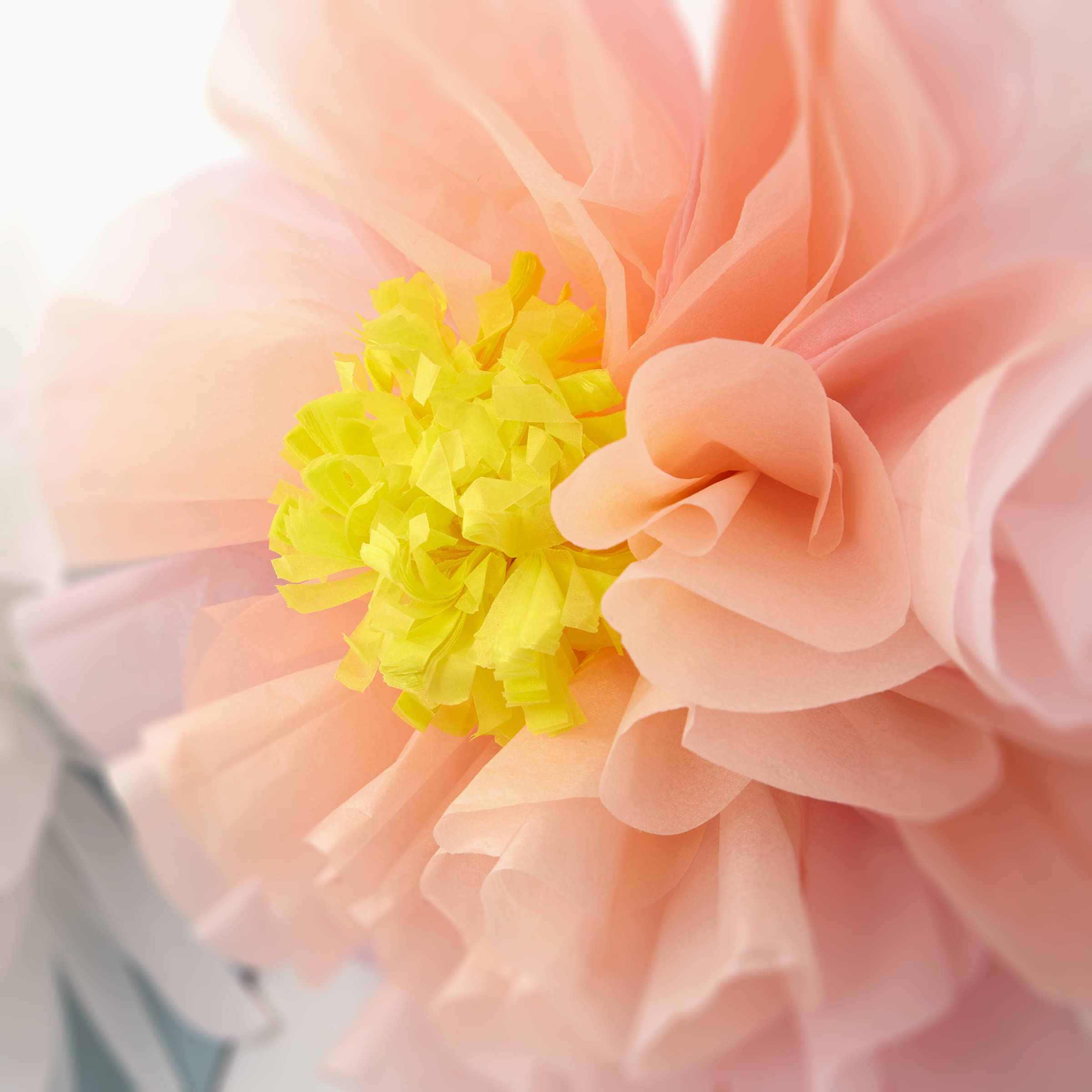 Meri Meri Flowers in Bloom Giant Garland (Pack of 1), 12.5' Flower Garland w Excess Cord, Tissue Paper Flowers - Image 3