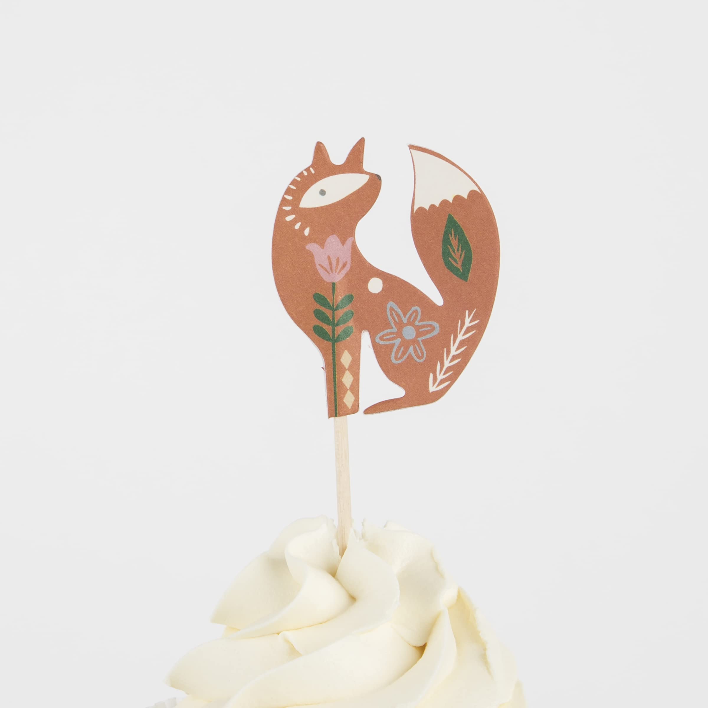Meri Meri Folk Woodland Cupcake Kit (Pack of 24) - Image 3