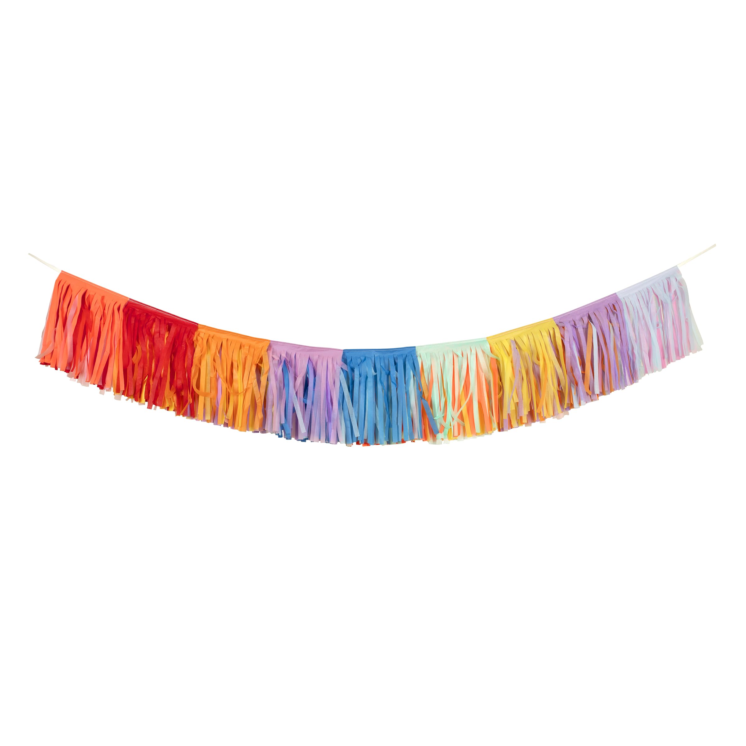 Meri Meri Fringe Happy Birthday Banner (Pack of 1), 11.5' Birthday Party Banner with Excess Cord - Image 3