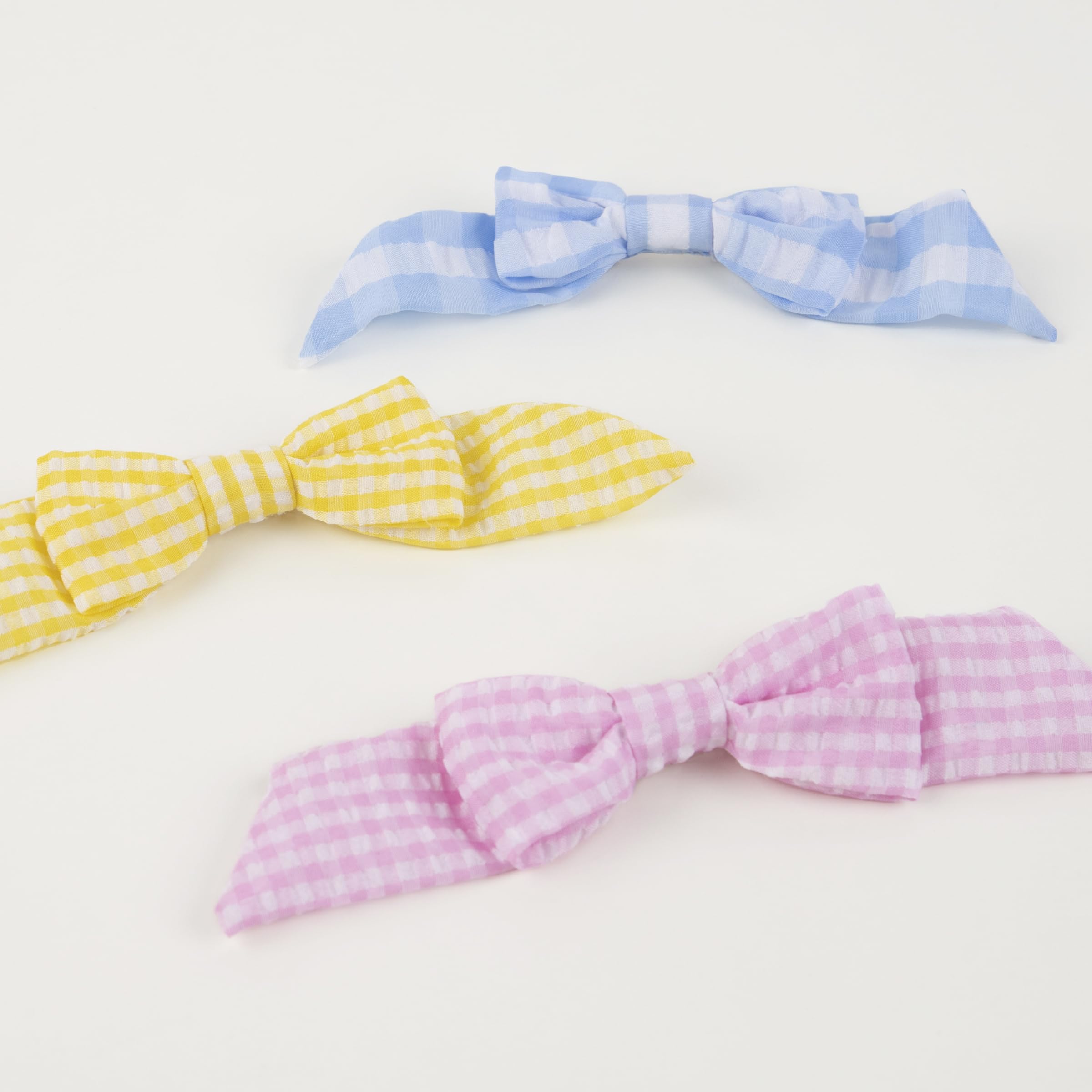 Meri Meri Gingham Hair Bows (Pack of 6) - Image 4