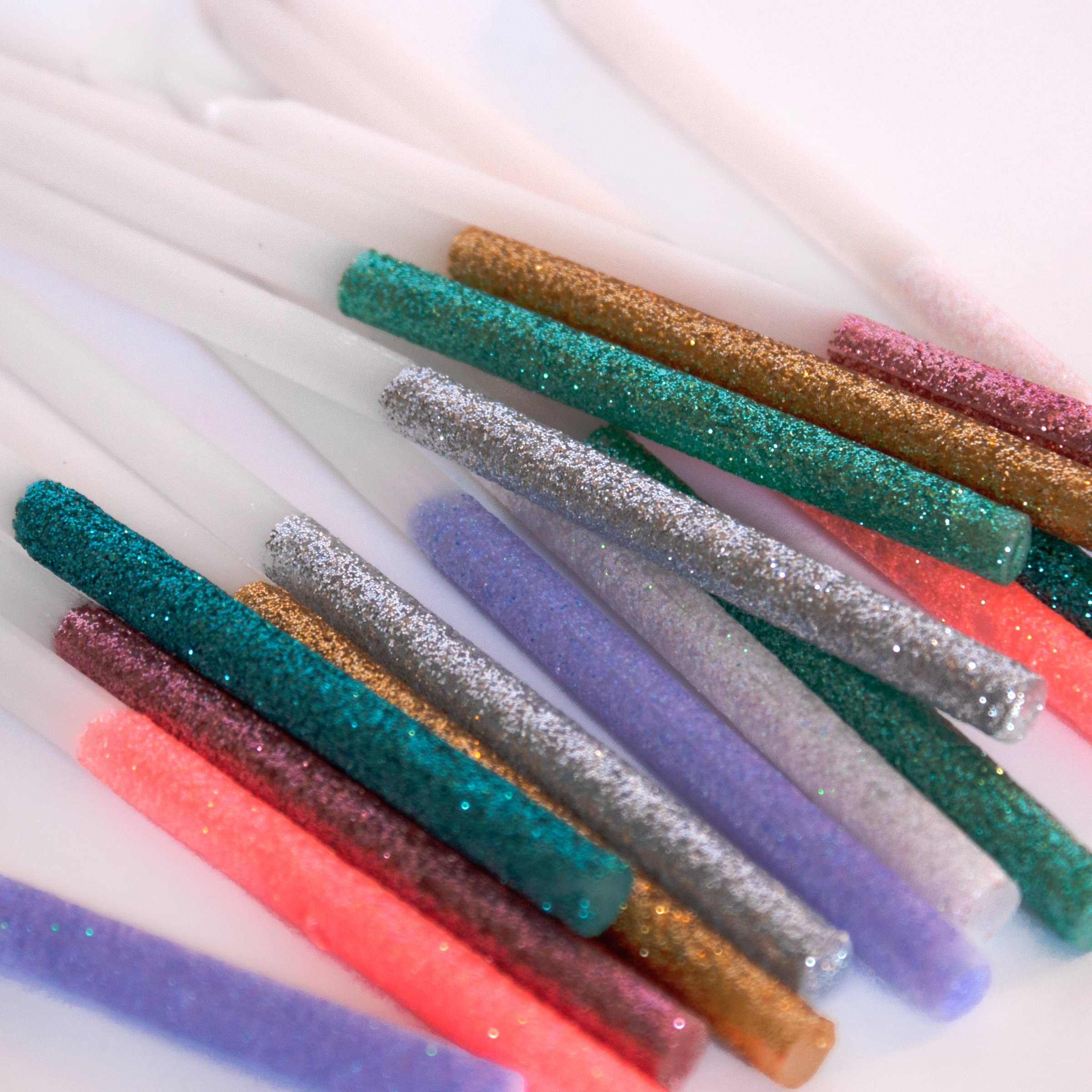 Meri Meri Glitter Dipped Birthday Candles for Cake (Pack of 24), 5.75" Tall, Unscented Meri Meri Candles - Image 3