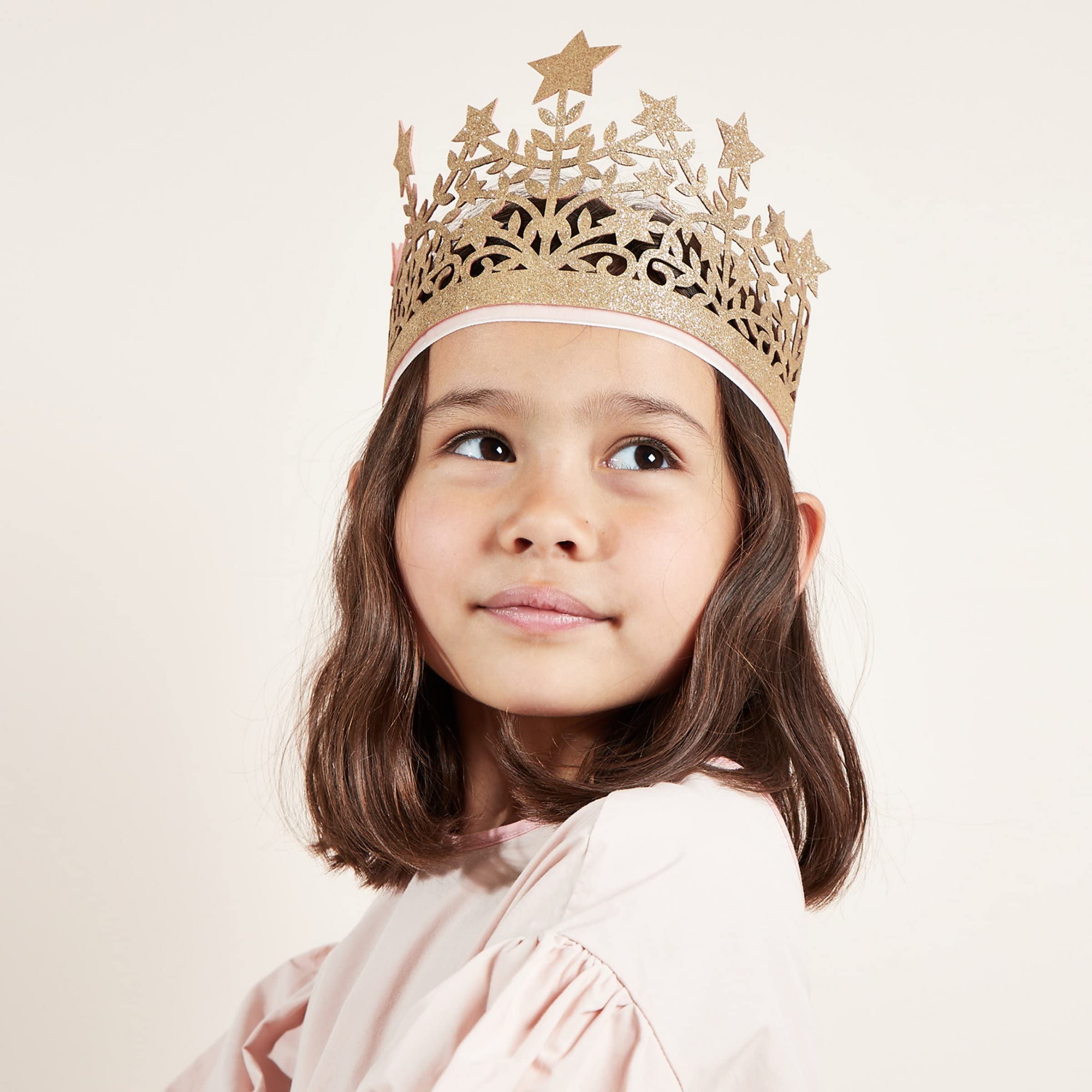 Meri Meri Glitter Fabric Star Crown (Pack of 1) - Image 3