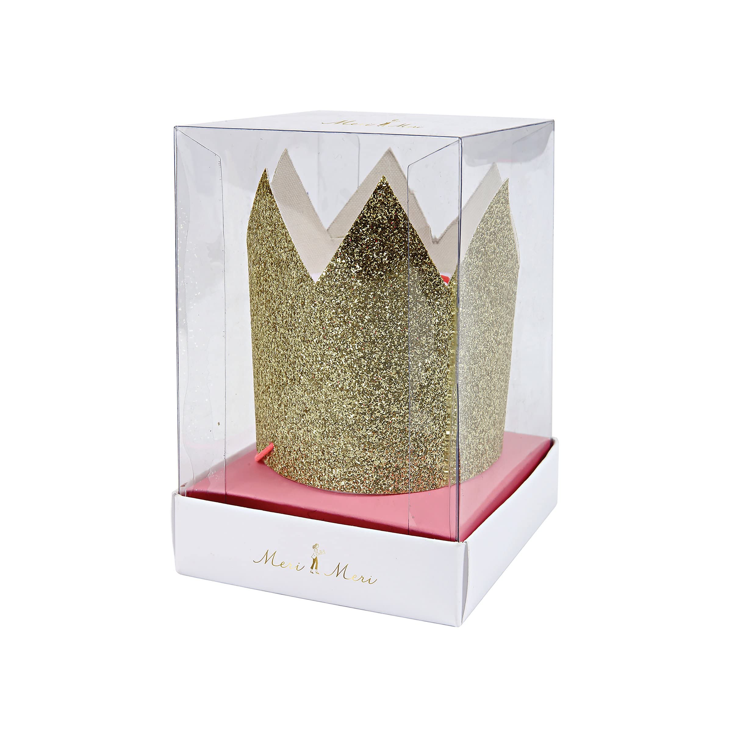 MERI MERI Gold Mini Glittered Crowns, 1 EA - Image 3