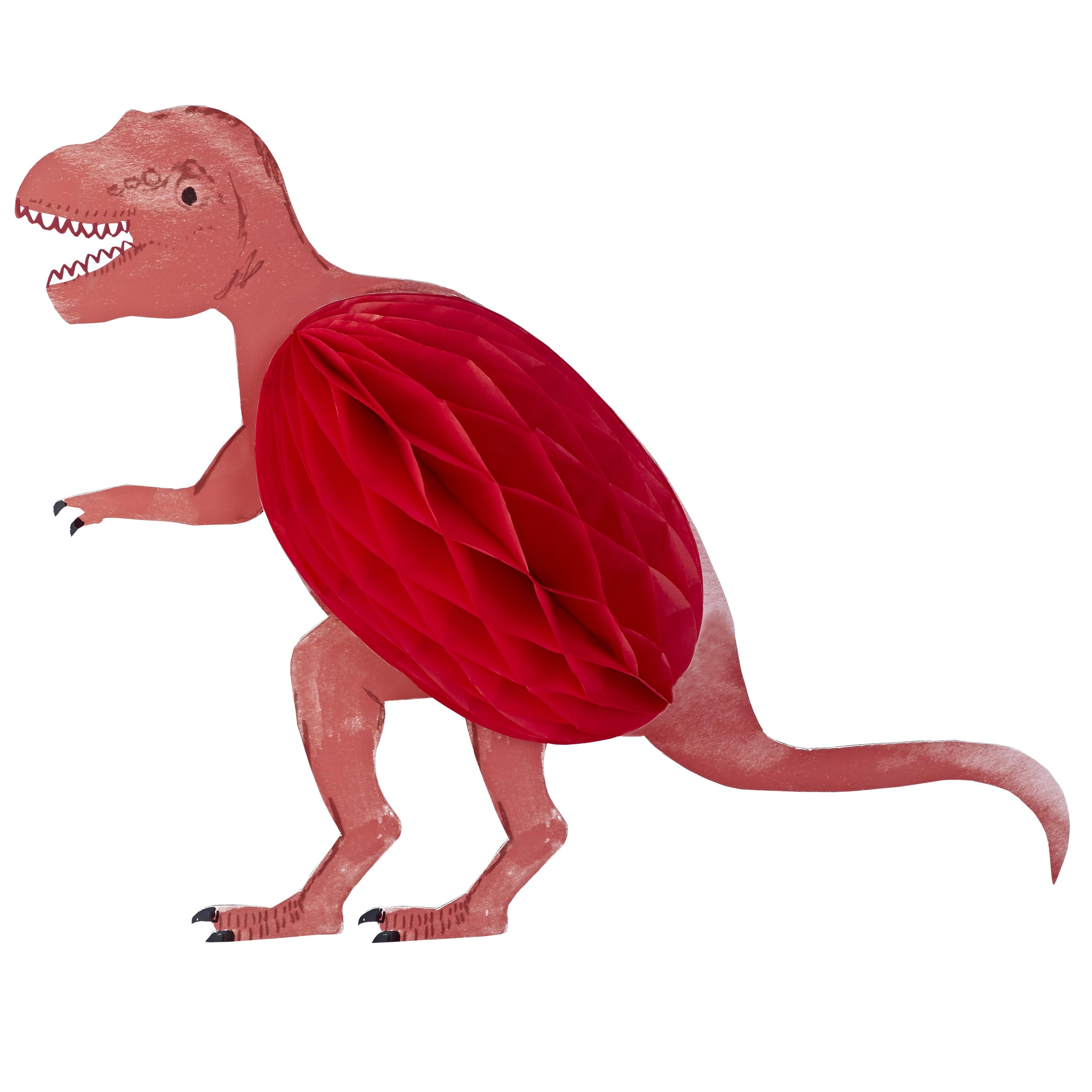 Meri Meri Honeycomb Dinosaur Decorations (Pack of 3) - Image 5