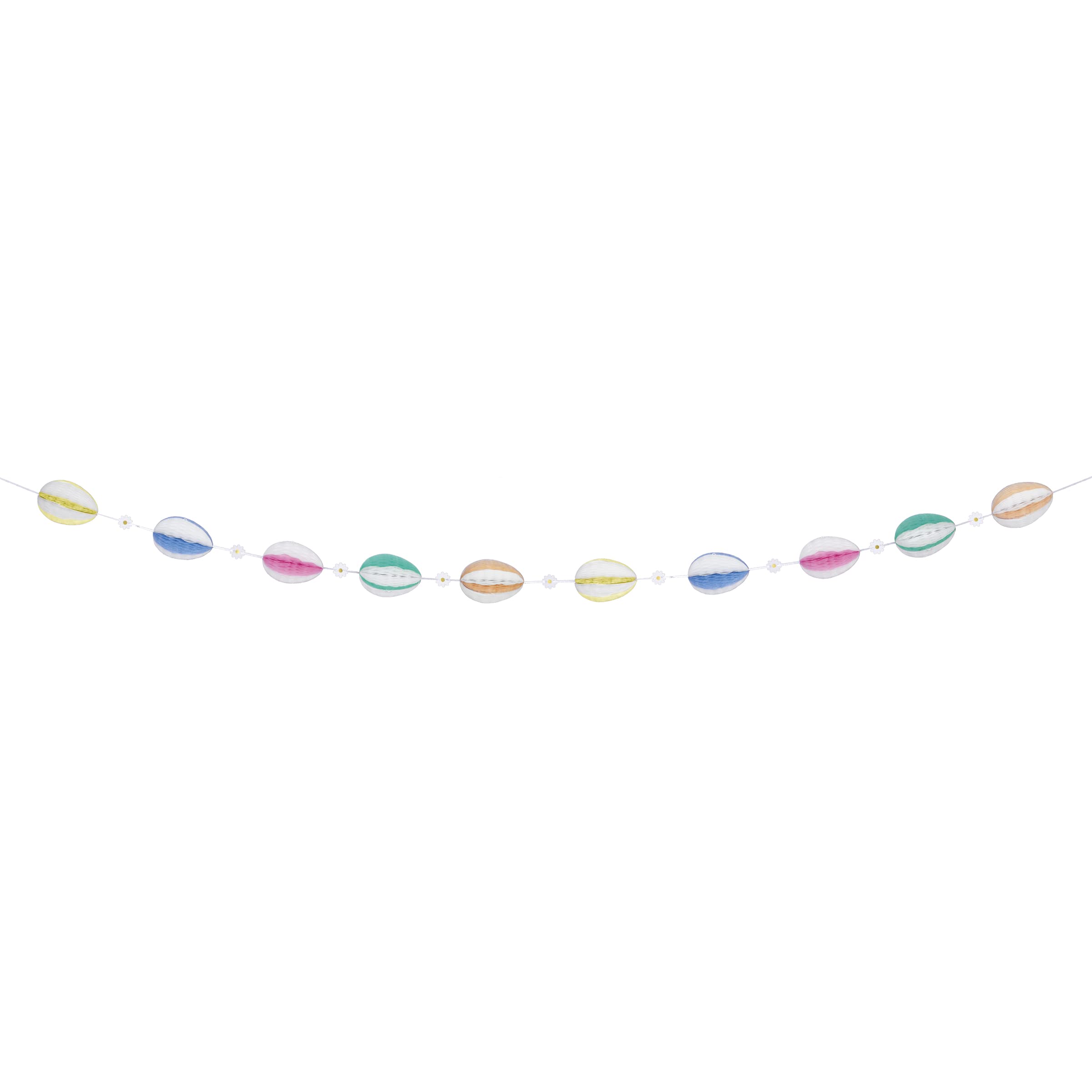 Meri Meri Honeycomb Egg Party Banner (Pack of 1), 10' Party Garland with Excess Cord - Image 5