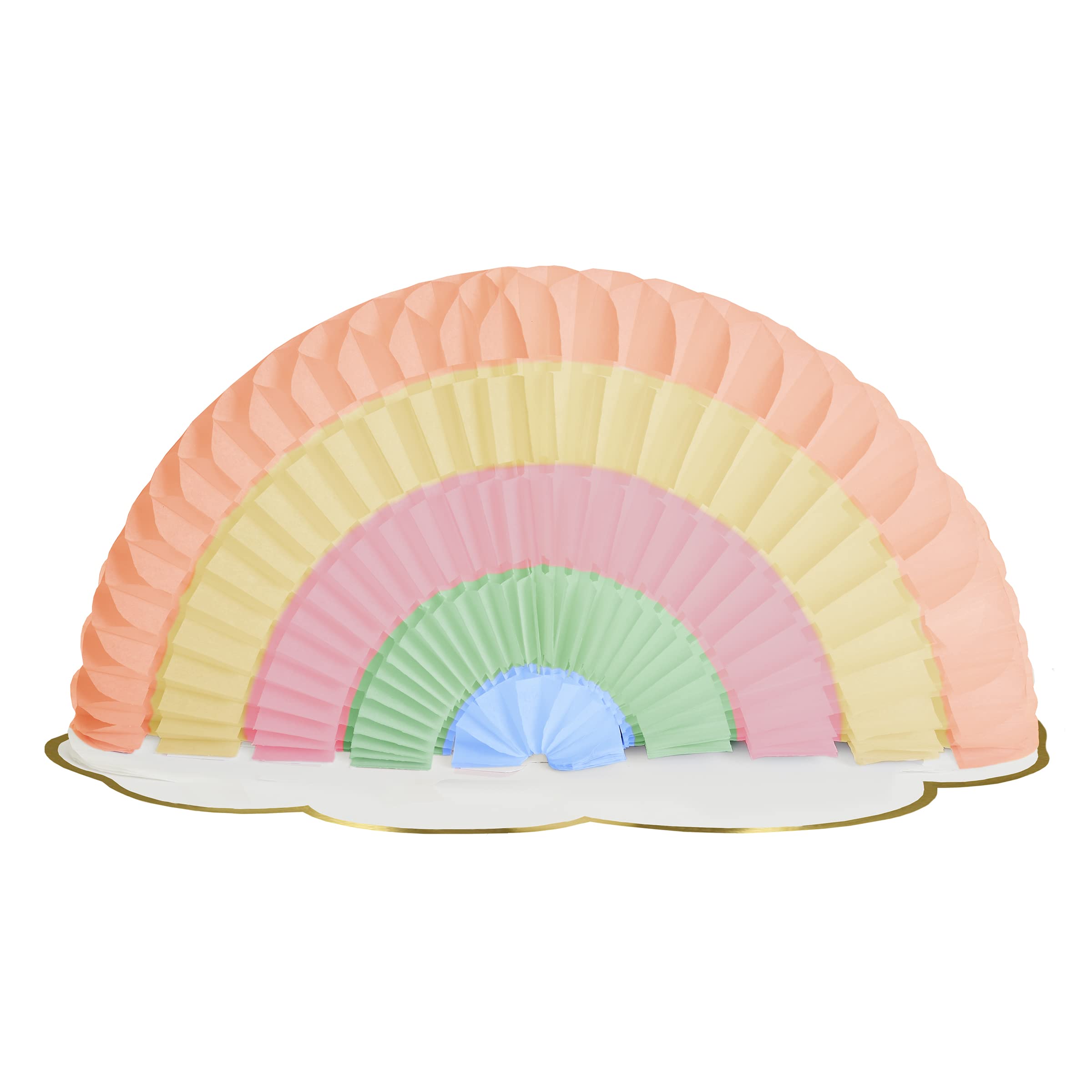 Meri Meri Honeycomb Rainbow Decorations (Pack of 3) - Image 3