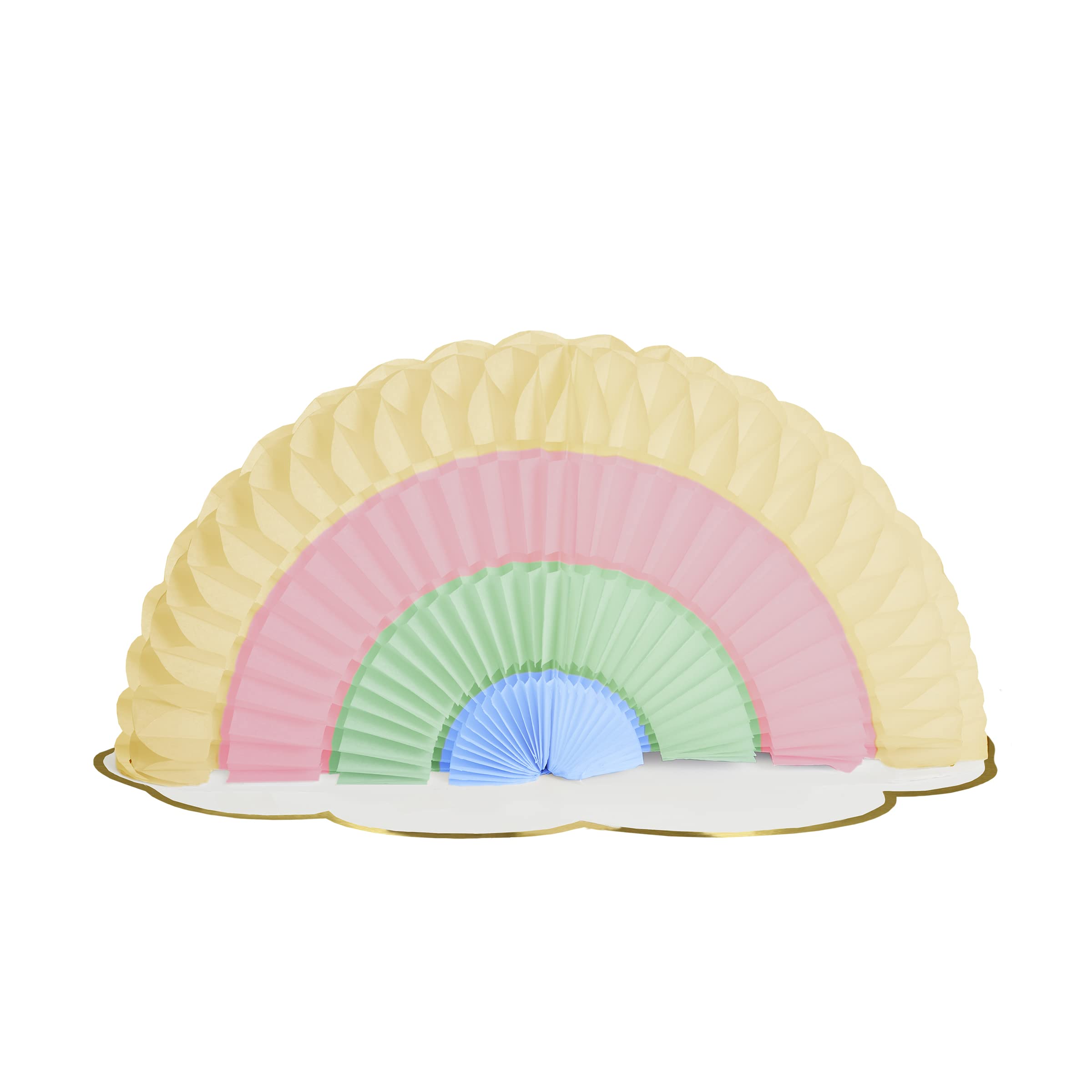 Meri Meri Honeycomb Rainbow Decorations (Pack of 3) - Image 4