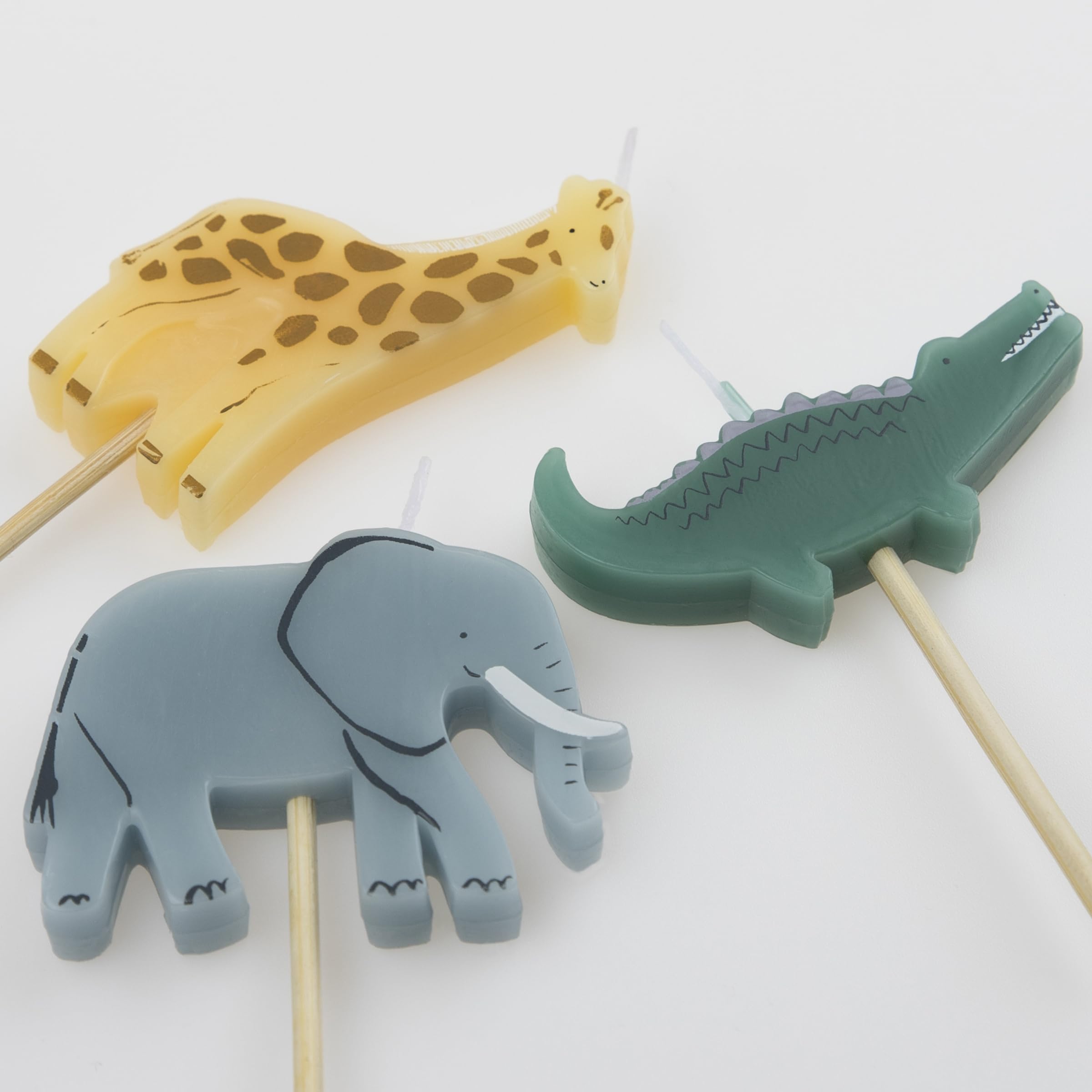 Meri Meri Jungle Animal Candles (Pack of 6) - Image 3