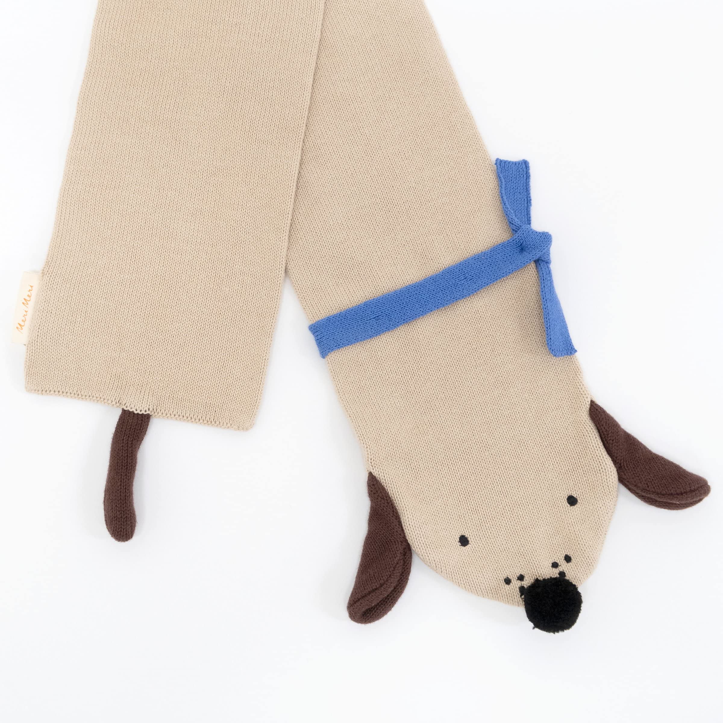 Meri Meri Knitted Puppy Scarf (Pack of 1) - Image 3