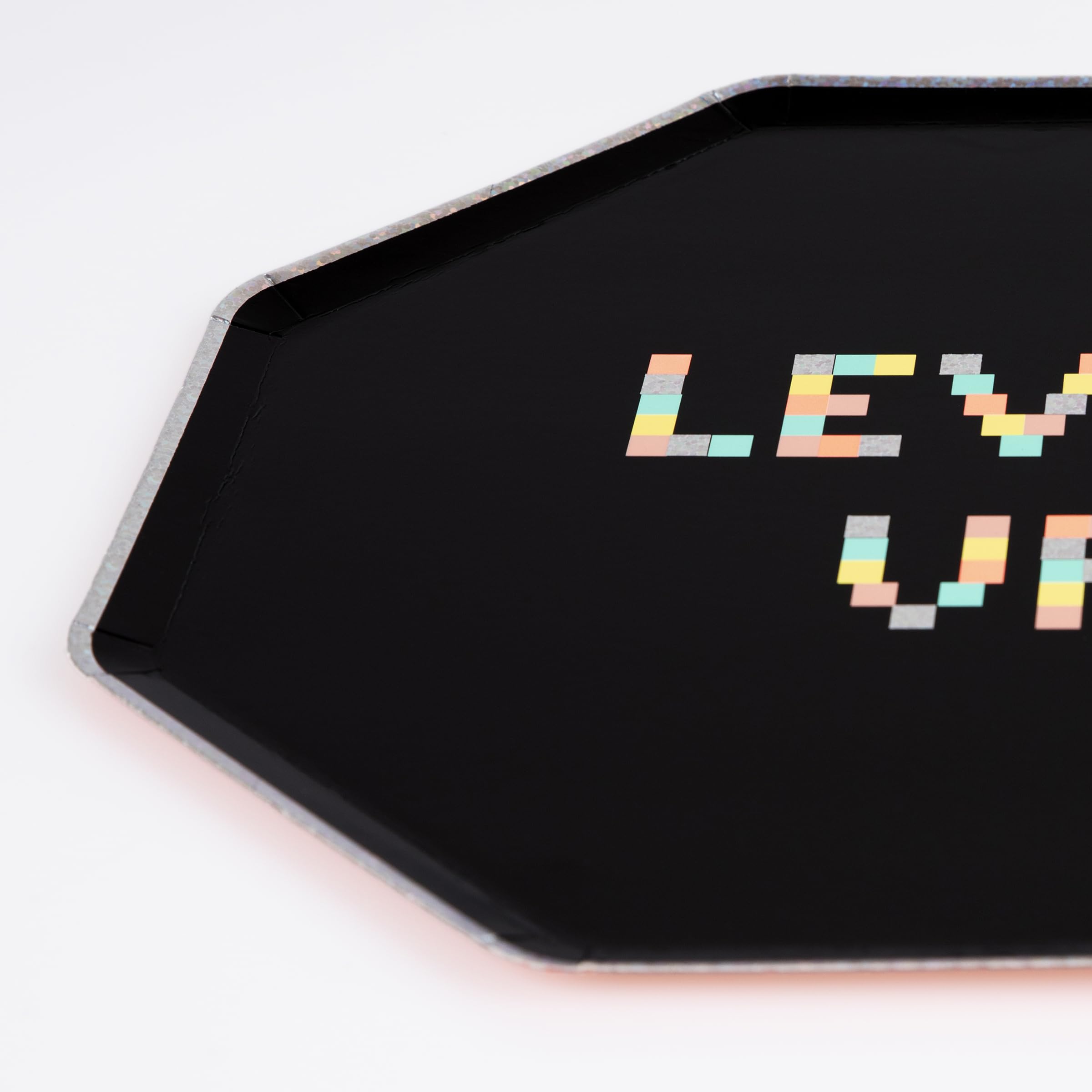 Meri Meri Level Up Retro Video Game Party Plates (Pack of 8), Disposable Paper Party Decorations - Image 3