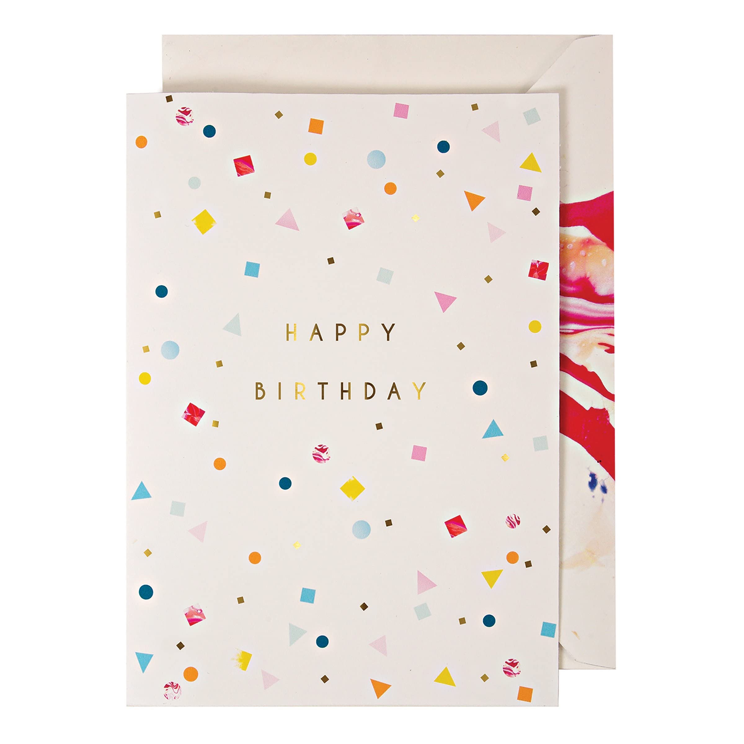 Meri Meri Marble Birthday Garland Card (Pack of 1) - Image 5