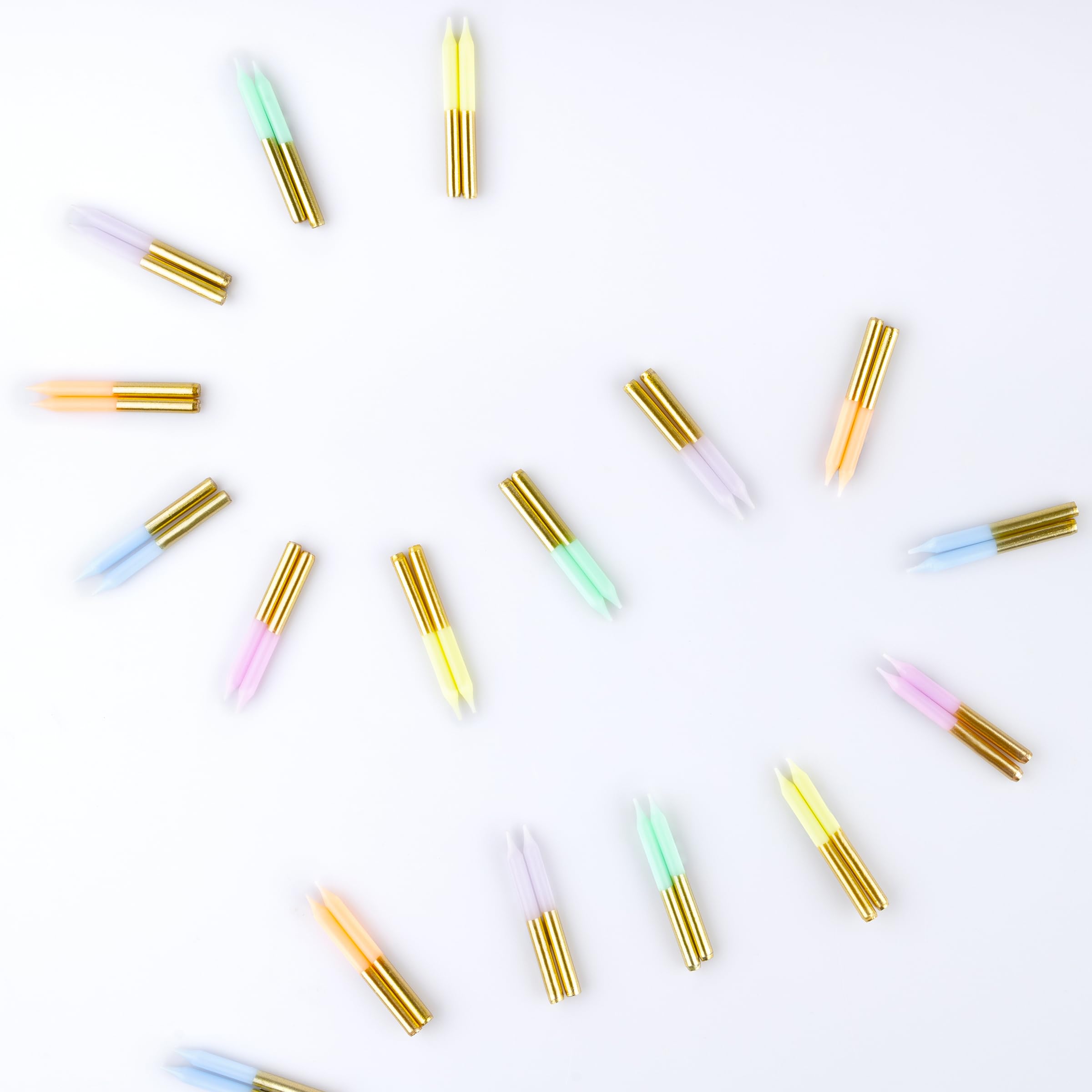 Meri Meri Mini Birthday Candles for Cake (Pack of 50), Unscented Meri Meri Birthday Candles - Image 3