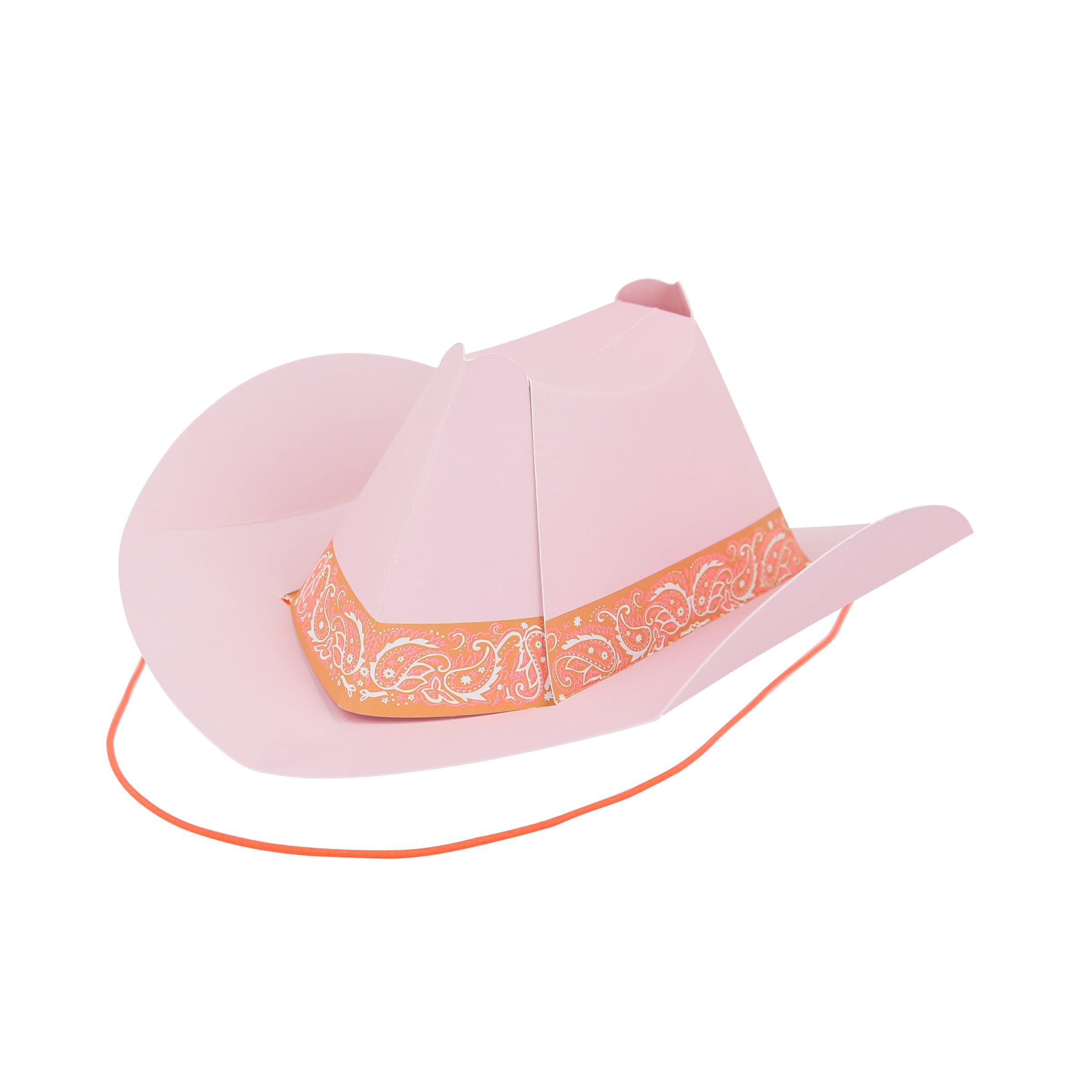 Meri Meri Mini Cowboy Party Hats (Pack of 8), Paper Birthday Party Hats, 8 Stylish Colors, Ages 3+, Cowboy Western Party Decorations, 7.25" x 2.75" x 7.5" - Image 4